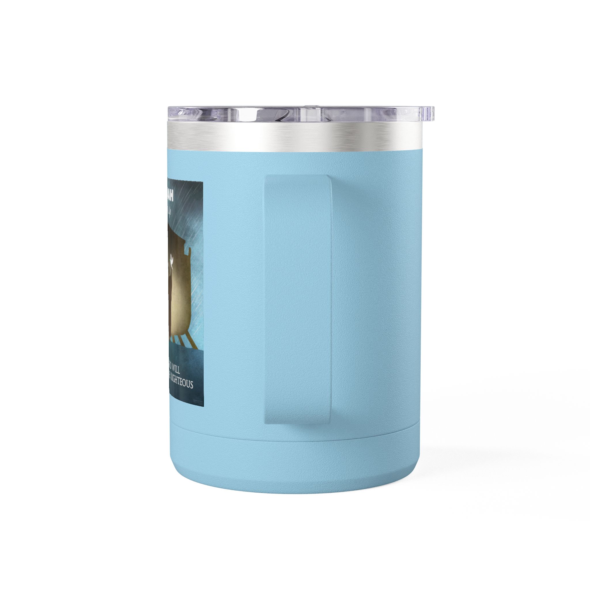 Noah and the Ark Christian Travel Mug - Bible Coffee Mug 15oz 15 Noah and the Ark Christian Travel Mug - Bible Coffee Mug 15oz - Image 15