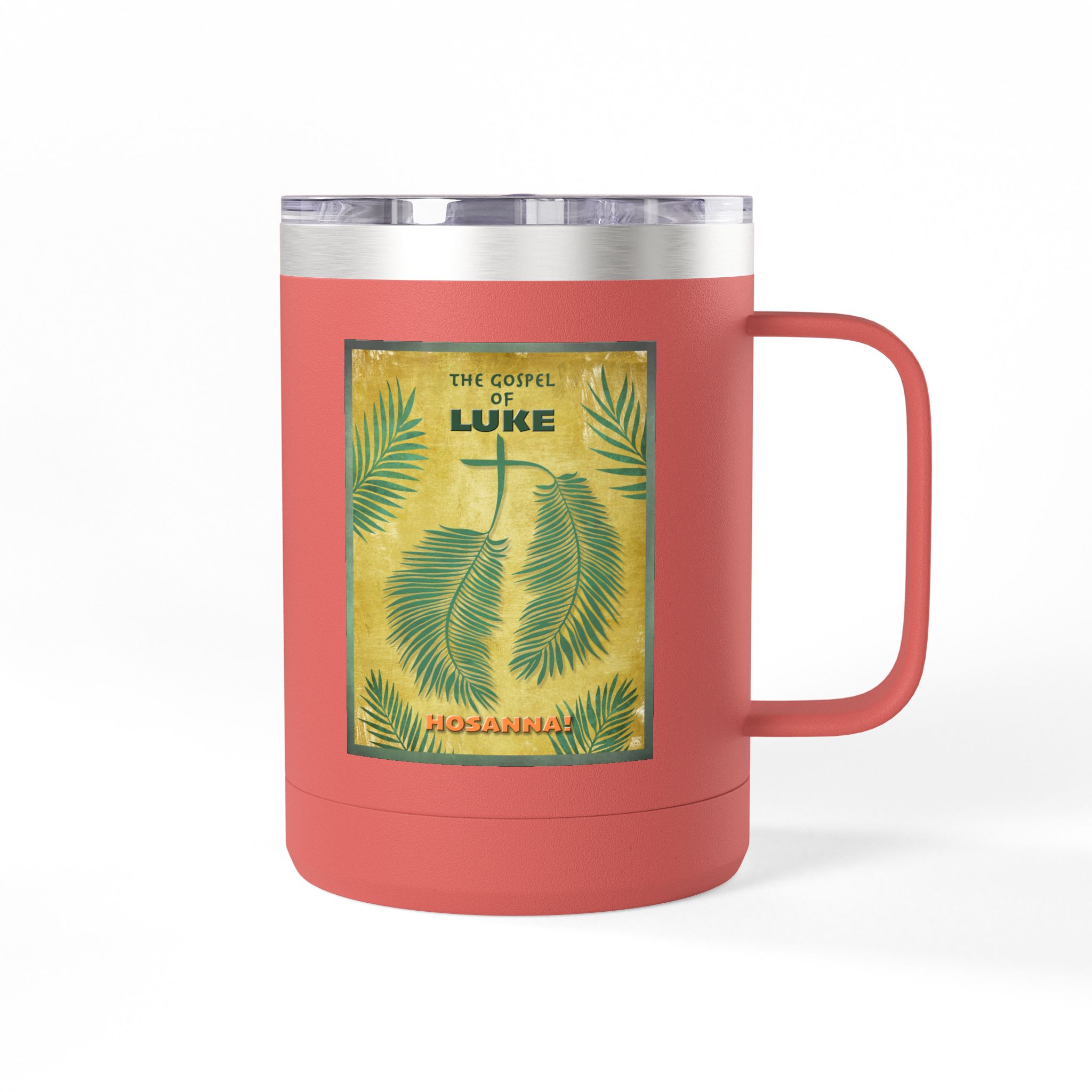 Gospel of Luke Christian Travel Mug - Bible Coffee Mug 15oz 6 Gospel of Luke Christian Travel Mug - Bible Coffee Mug 15oz - Image 6