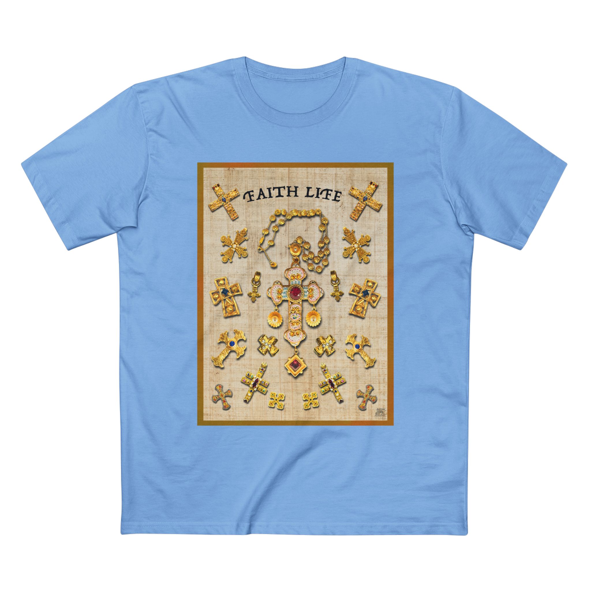 Golden Crosses Faith-Based Christian T-Shirt 13 Golden Crosses Faith-Based Christian T-Shirt - Image 13