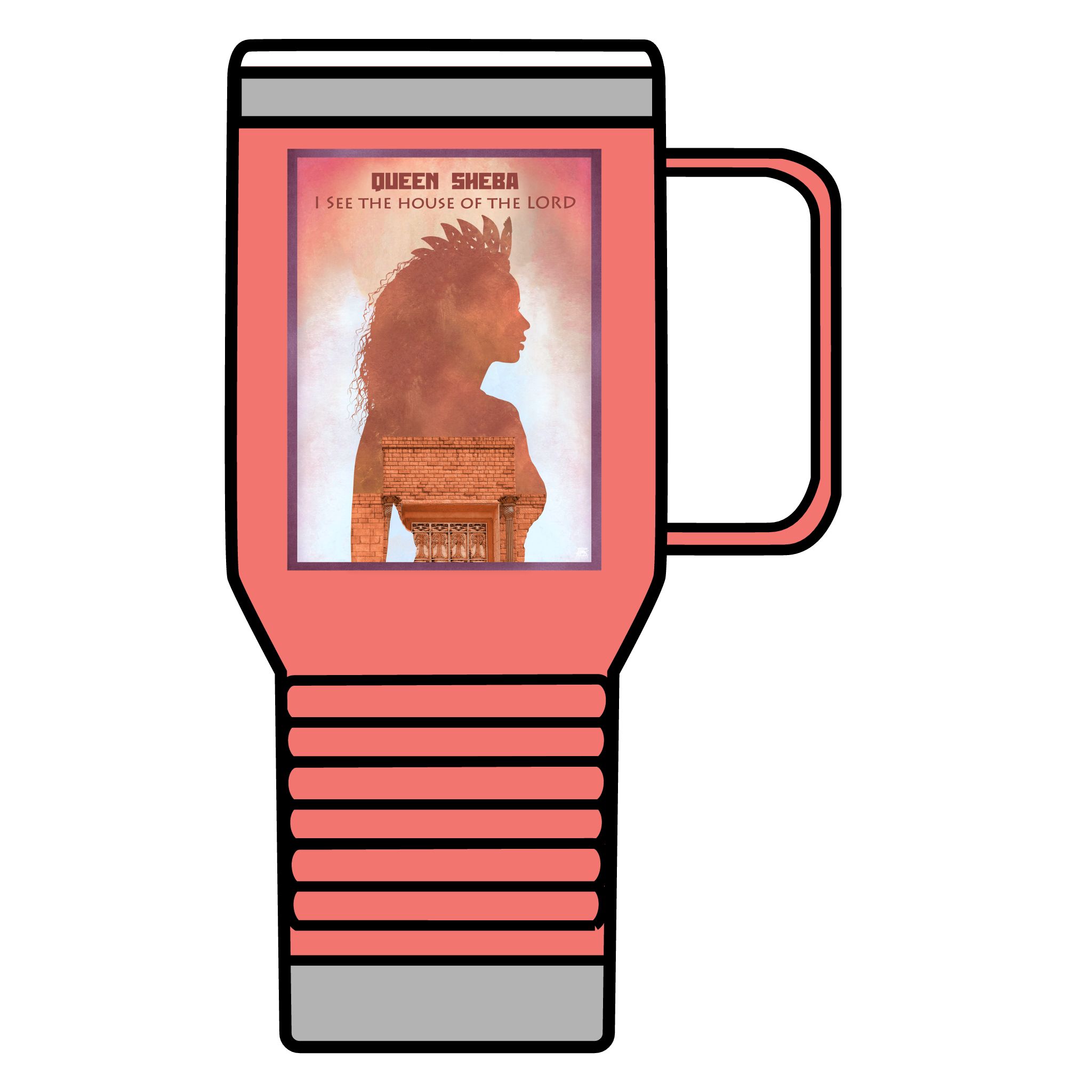 Queen Sheba: Inspirational Insulated Tumbler 20oz 3 Queen Sheba: Inspirational Insulated Tumbler 20oz - Image 3