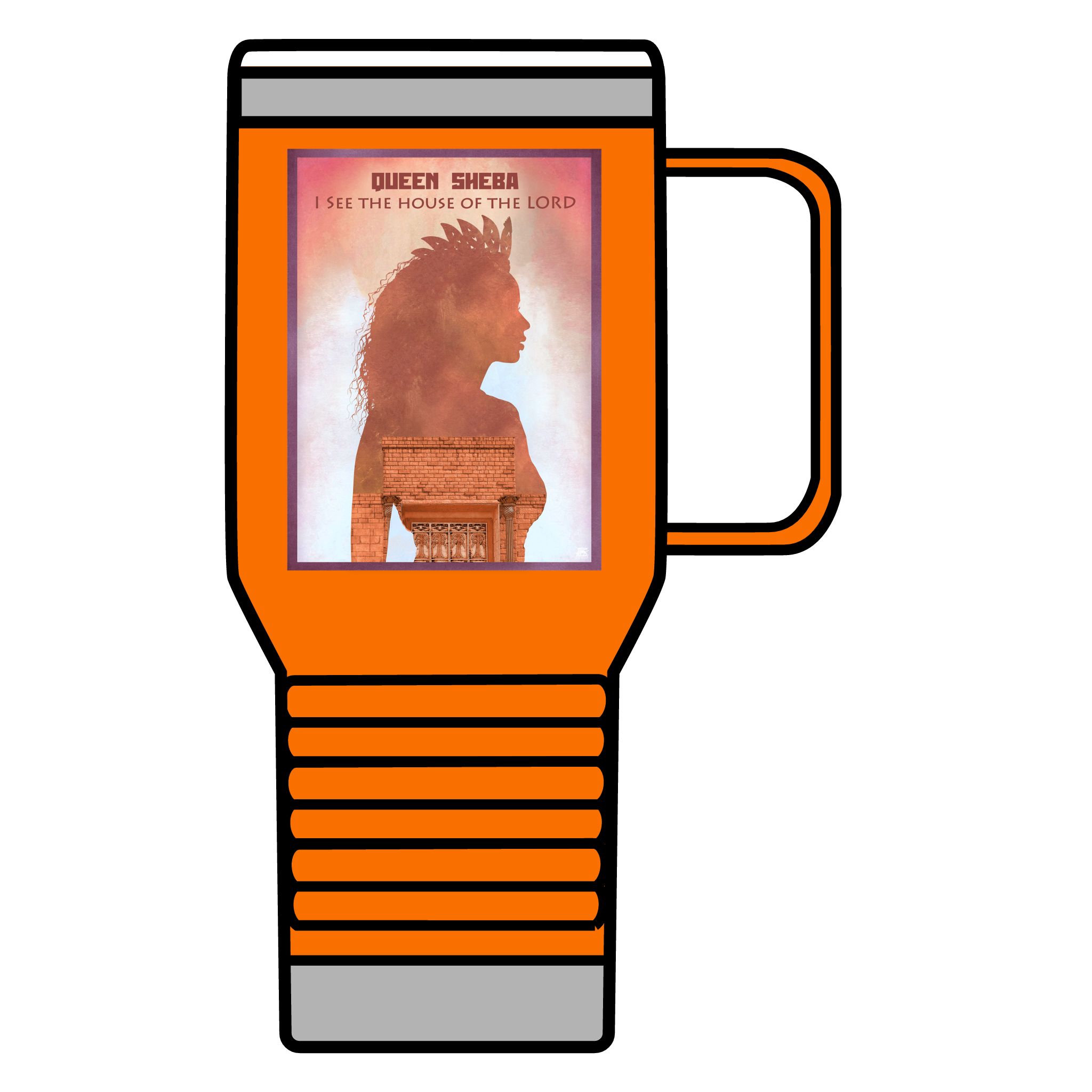 Queen Sheba: Inspirational Insulated Tumbler 20oz 9 Queen Sheba: Inspirational Insulated Tumbler 20oz - Image 9