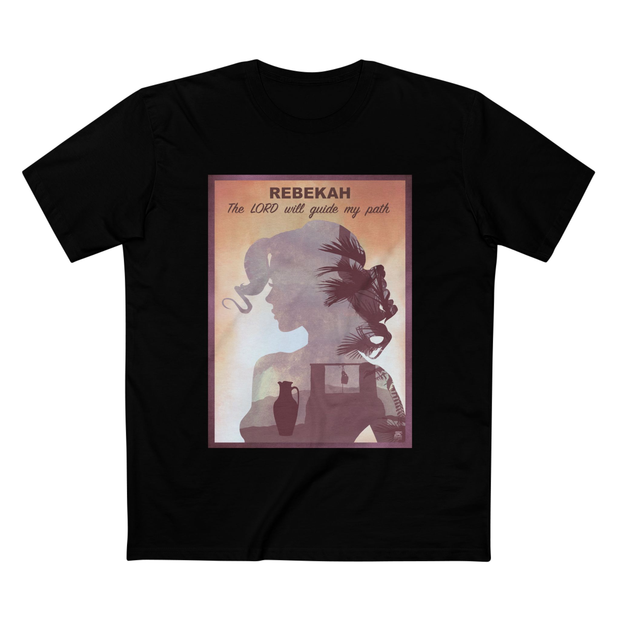 Rebekah, Women’s Christian T-Shirt - Destiny at the Well Faith T-Shirt 4 Rebekah, Women’s Christian T-Shirt - Destiny at the Well Faith T-Shirt - Image 4