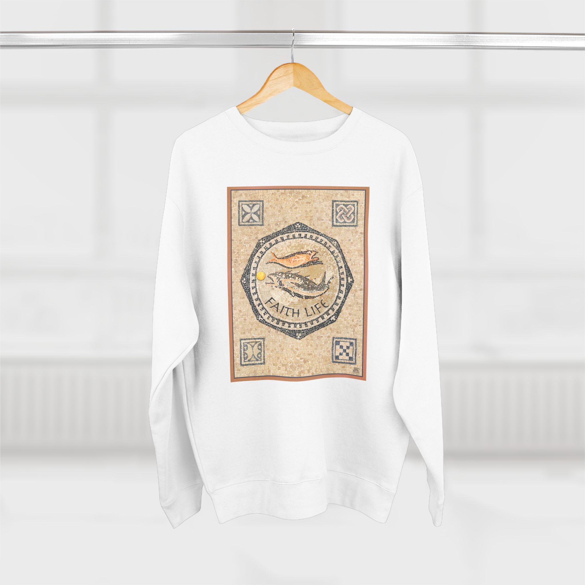 Faith Life, Christian Fish : Sweatshirt 17 Faith Life, Christian Fish : Sweatshirt - Image 17