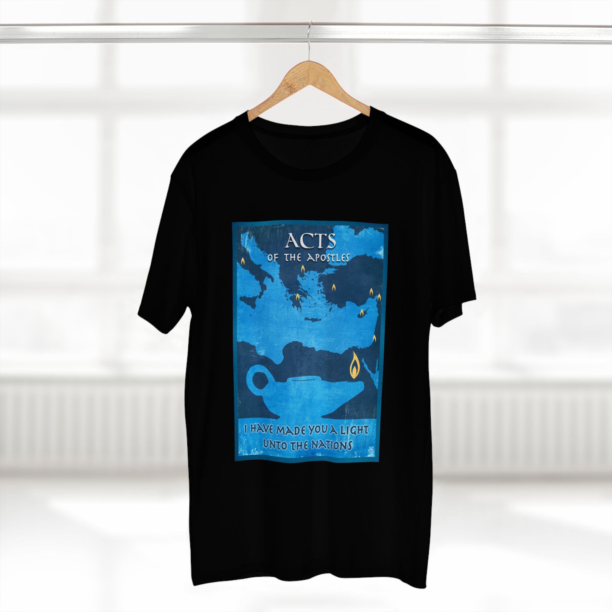 Acts of the Apostles Christian T-Shirt Halo House Acts of the Apostles Christian T-Shirt - Image 4