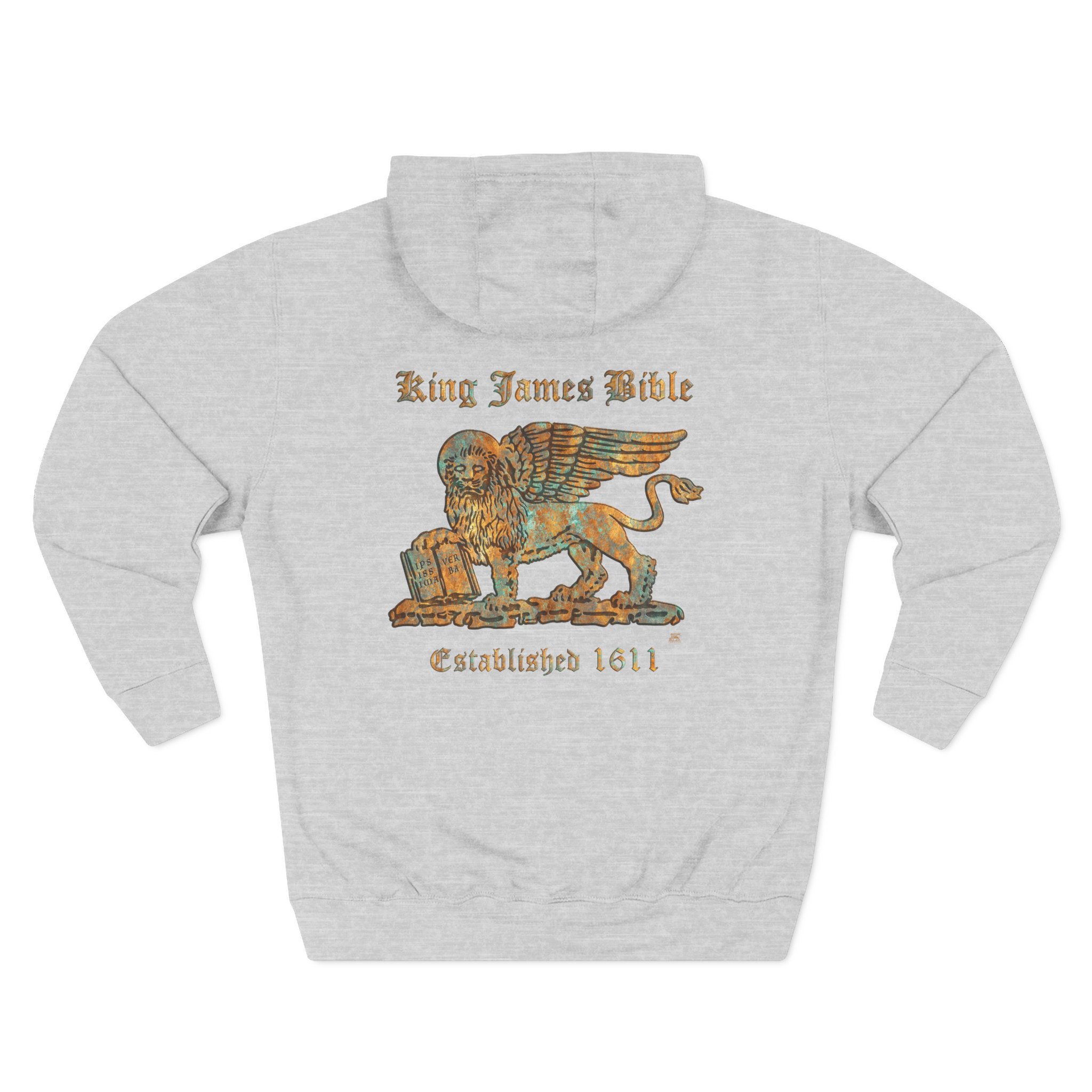 Gold Lion KJV Logo : Hoodie Halo House Gold Lion KJV Logo : Hoodie - Image 3