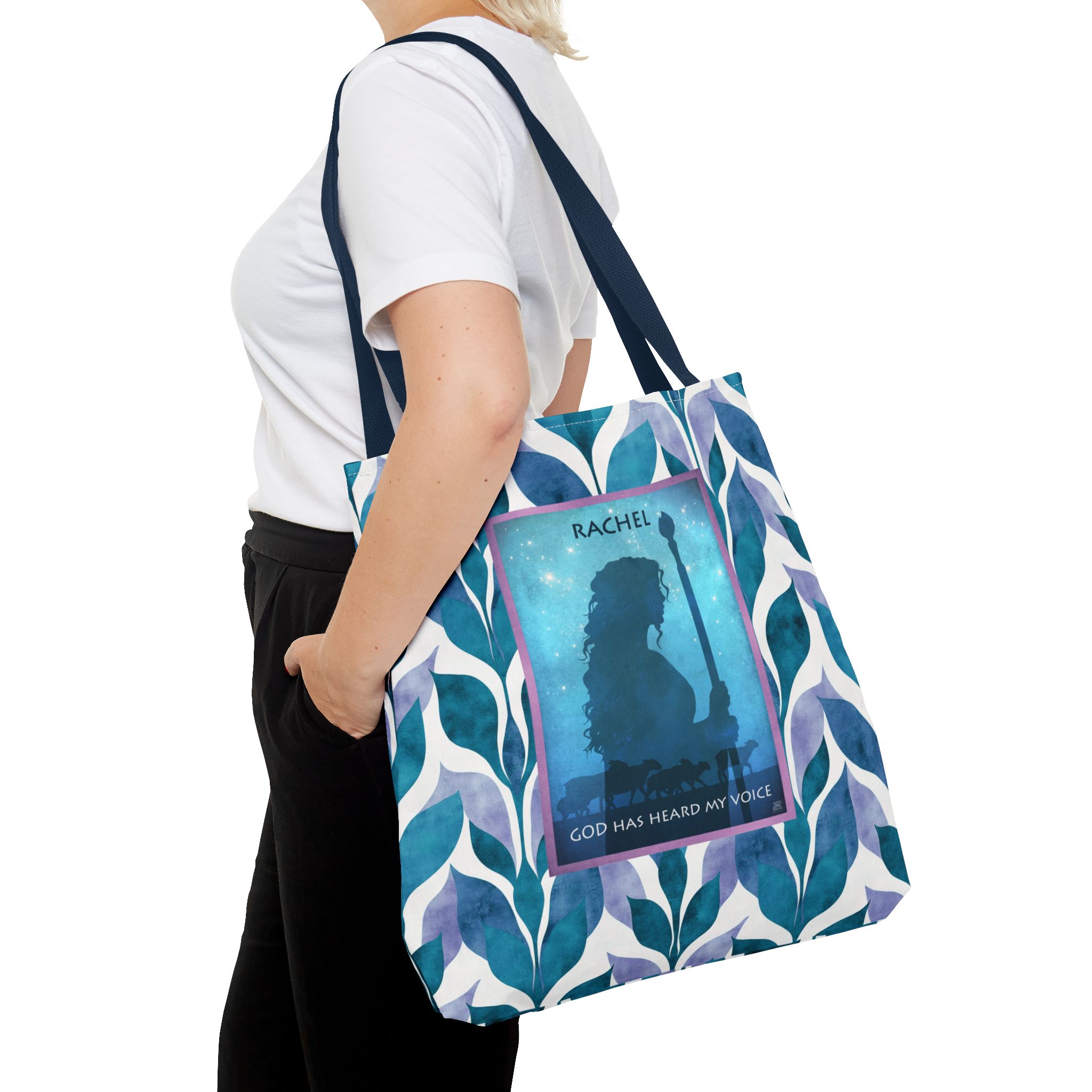 Rachel, Protector of the Flocks Christian Tote Bag - Inspirational Faith Tote Bag 15 Rachel, Protector of the Flocks Christian Tote Bag - Inspirational Faith Tote Bag - Image 15