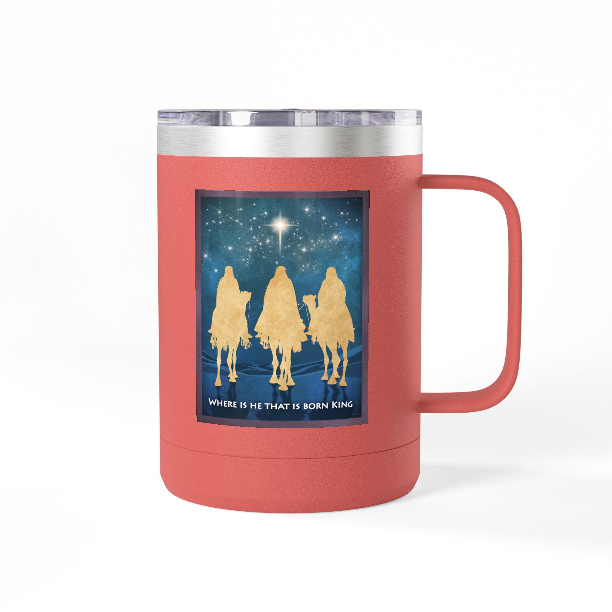 The Magi Christian Travel Mug - Bible Coffee Mug 15oz 6 The Magi Christian Travel Mug - Bible Coffee Mug 15oz - Image 6