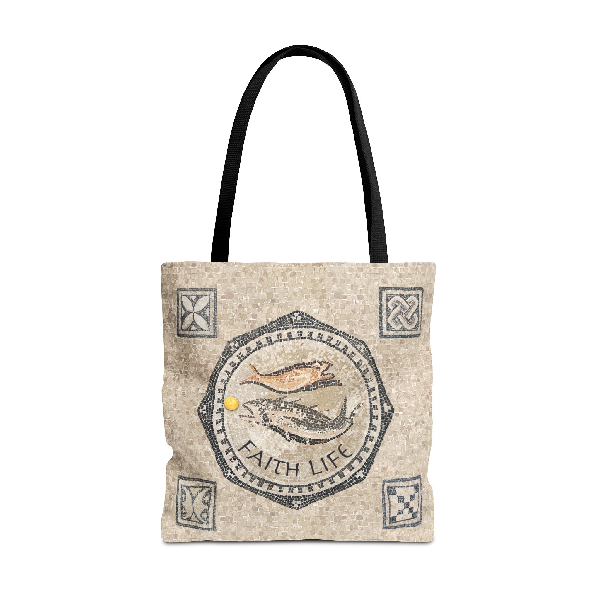 Christian Fish Mosaic Tote Bag - Inspirational Faith Gift Tote for Women 5 Christian Fish Mosaic Tote Bag - Inspirational Faith Gift Tote for Women - Image 5