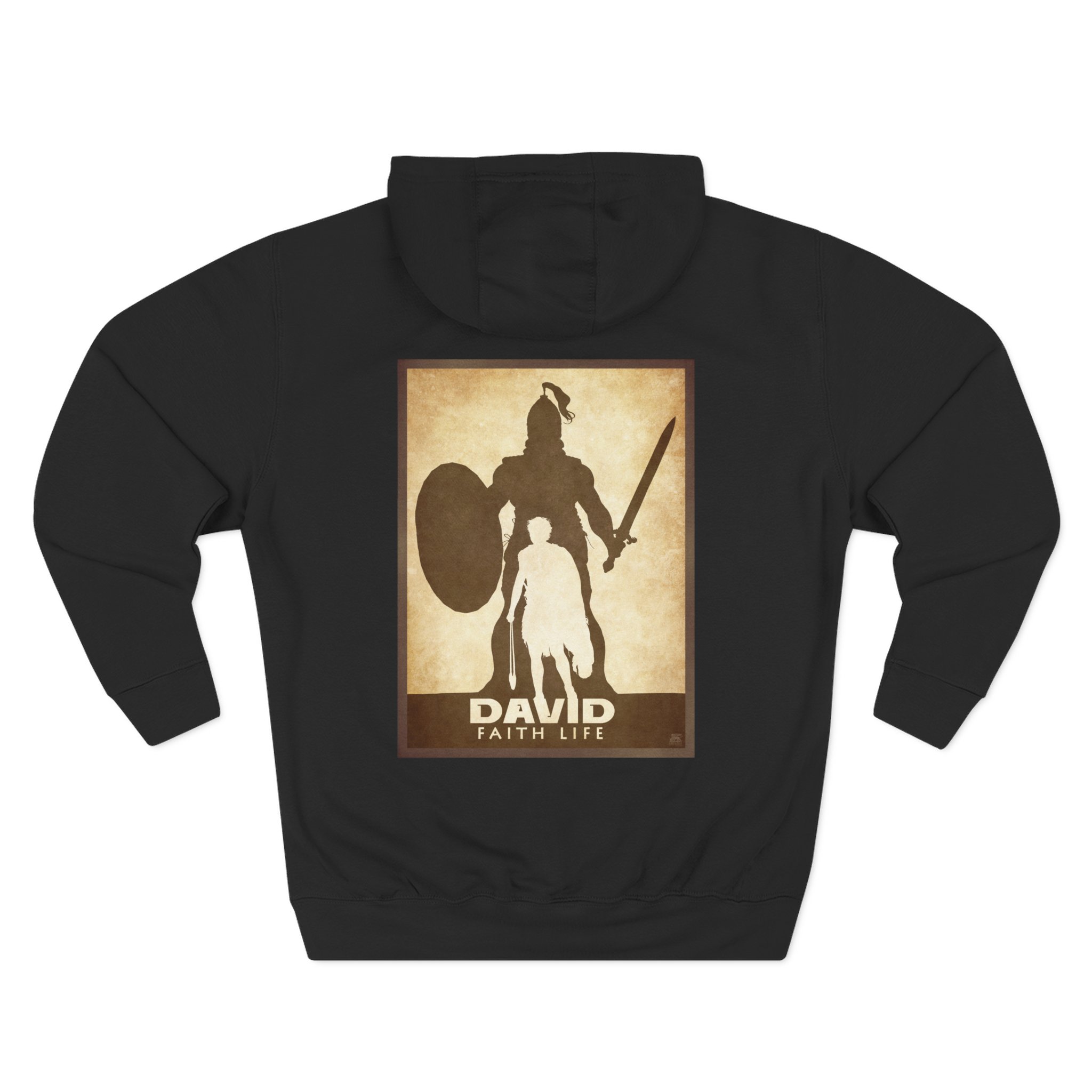 Christian David and Goliath Faith Life Hoodie - Faith Based Hoodie Halo House Christian David and Goliath Faith Life Hoodie - Faith Based Hoodie - Image 7