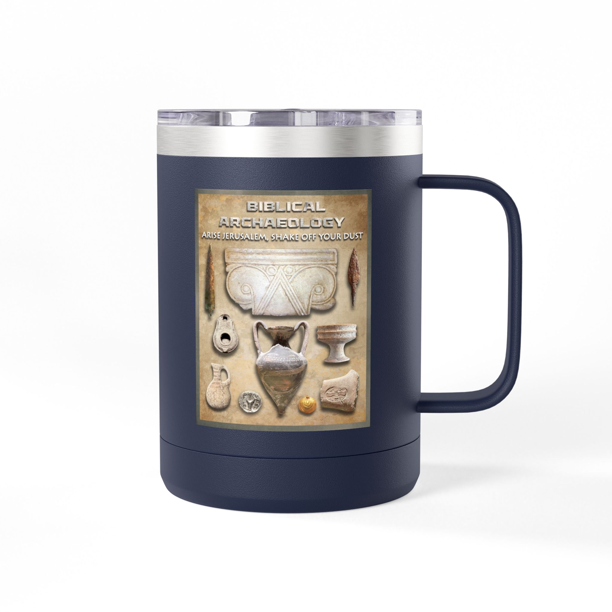 Biblical Archaeology Christian Travel Mug - Bible Coffee Mug 15oz 22 Biblical Archaeology Christian Travel Mug - Bible Coffee Mug 15oz - Image 22