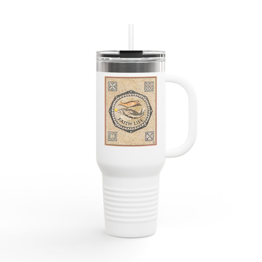 Christian Fish Mosaic - Christian 40oz Tumbler