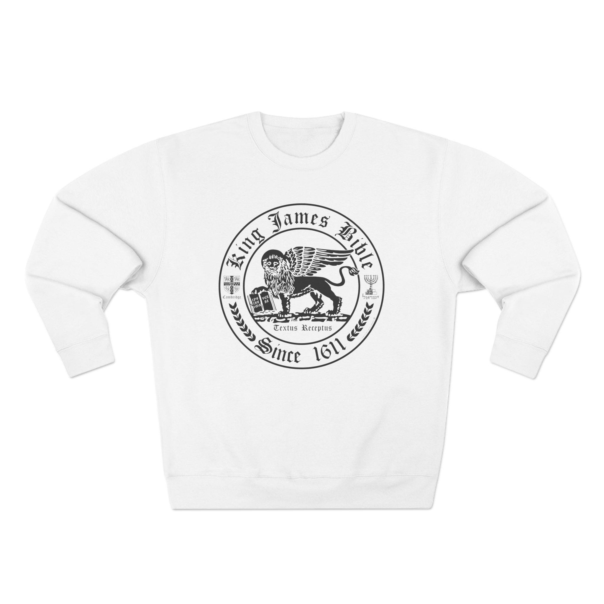 Black KJV Circle Crest Logo : Sweatshirt 7 Black KJV Circle Crest Logo : Sweatshirt - Image 7
