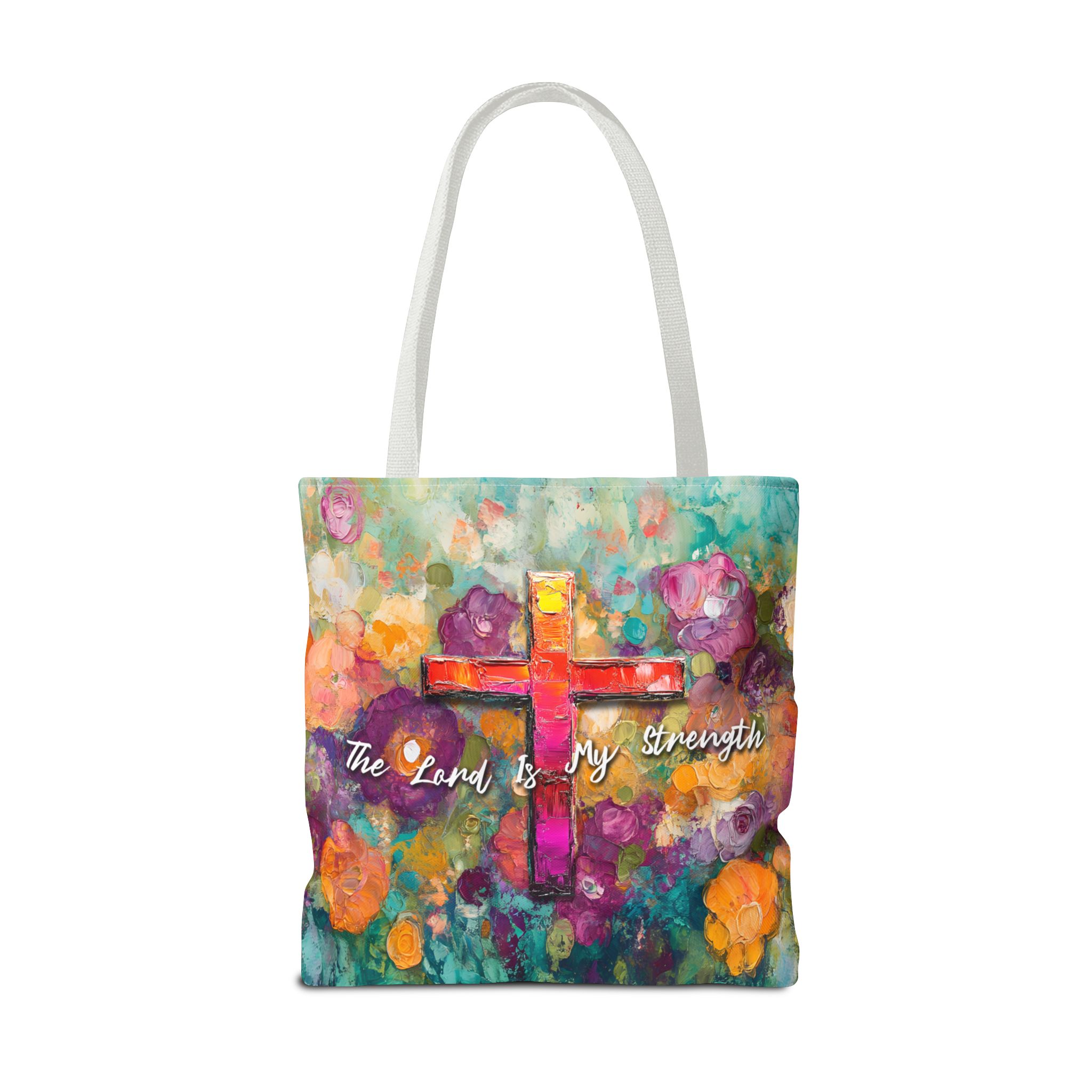 The Lord is My Strength Christian Tote Bag - Inspirational Faith Tote Bag Halo House The Lord is My Strength Christian Tote Bag - Inspirational Faith Tote Bag - Image 10