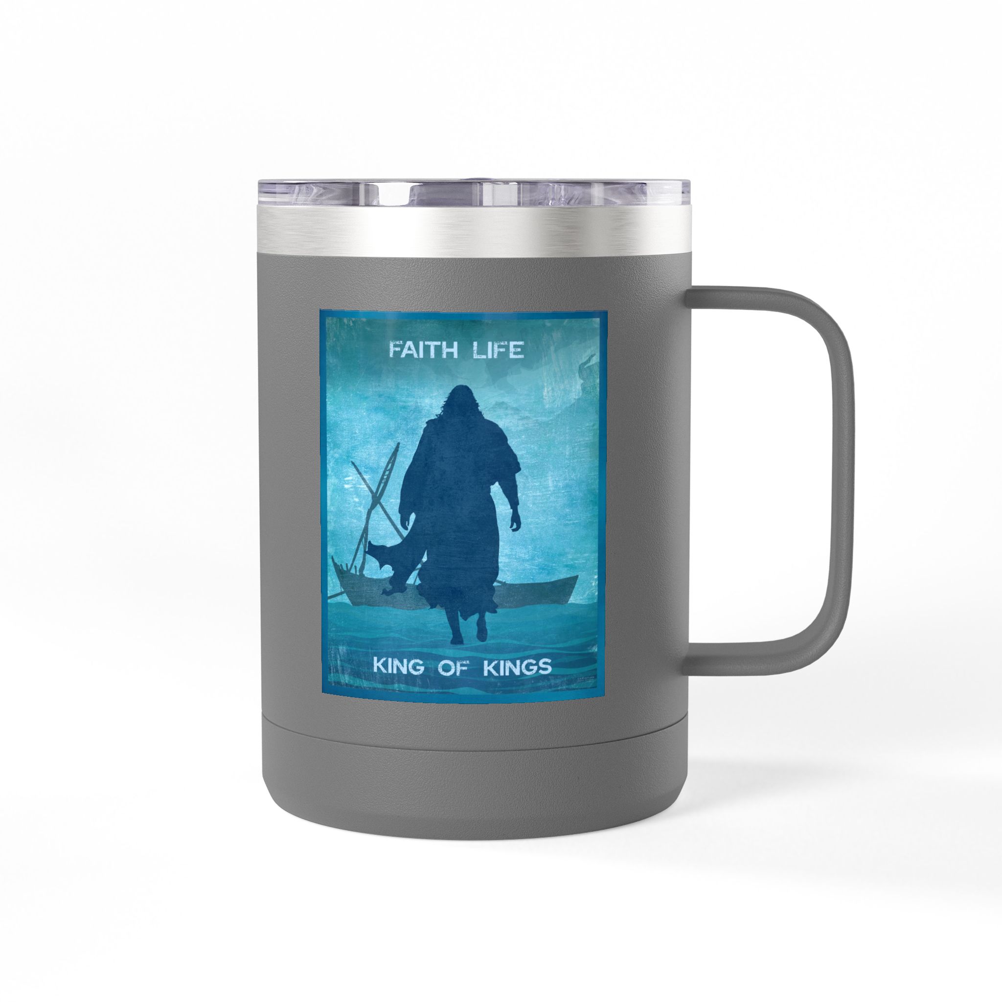 Jesus, Walk on Water Christian Travel Mug - Bible Coffee Mug 15oz 22 Jesus, Walk on Water Christian Travel Mug - Bible Coffee Mug 15oz - Image 22