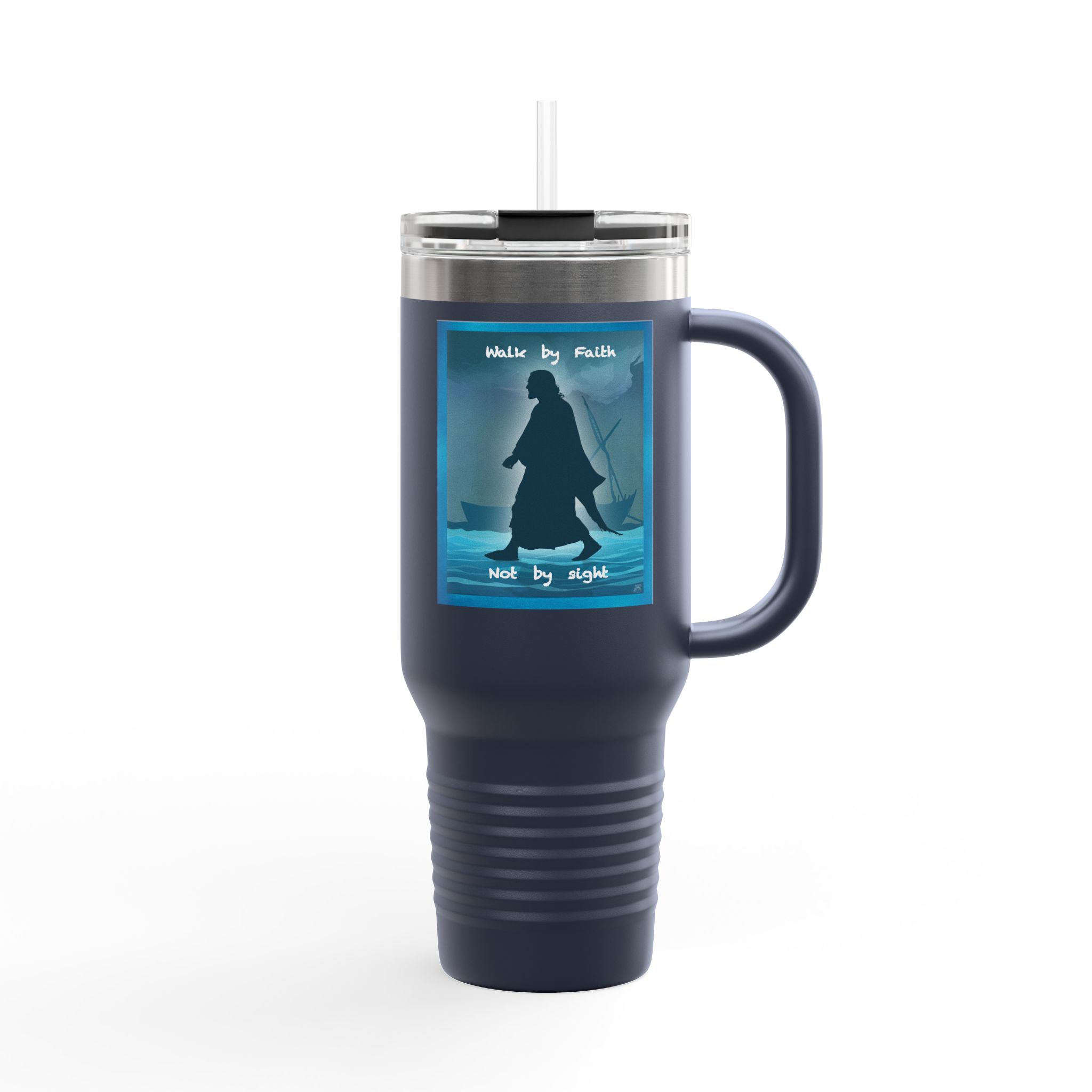 Walk by Faith, Not by Sight Christian Tumbler 40oz - Bible Verse Insulated Tumbler 17 Walk by Faith, Not by Sight Christian Tumbler 40oz - Bible Verse Insulated Tumbler - Image 17