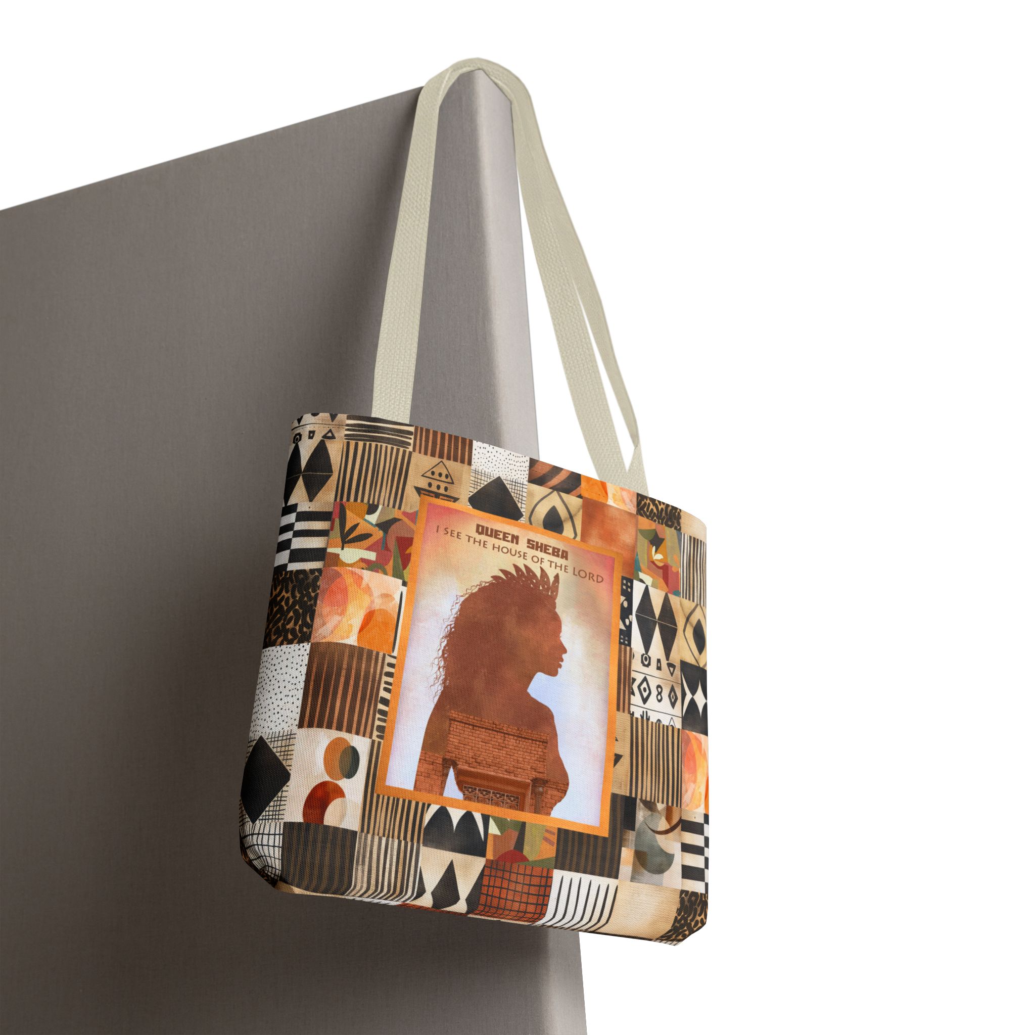 Queen of Sheba - To Hear the Wisdom of God Christian Tote Bag - Inspirational Faith Tote Bag 16 Queen of Sheba - To Hear the Wisdom of God Christian Tote Bag - Inspirational Faith Tote Bag - Image 16
