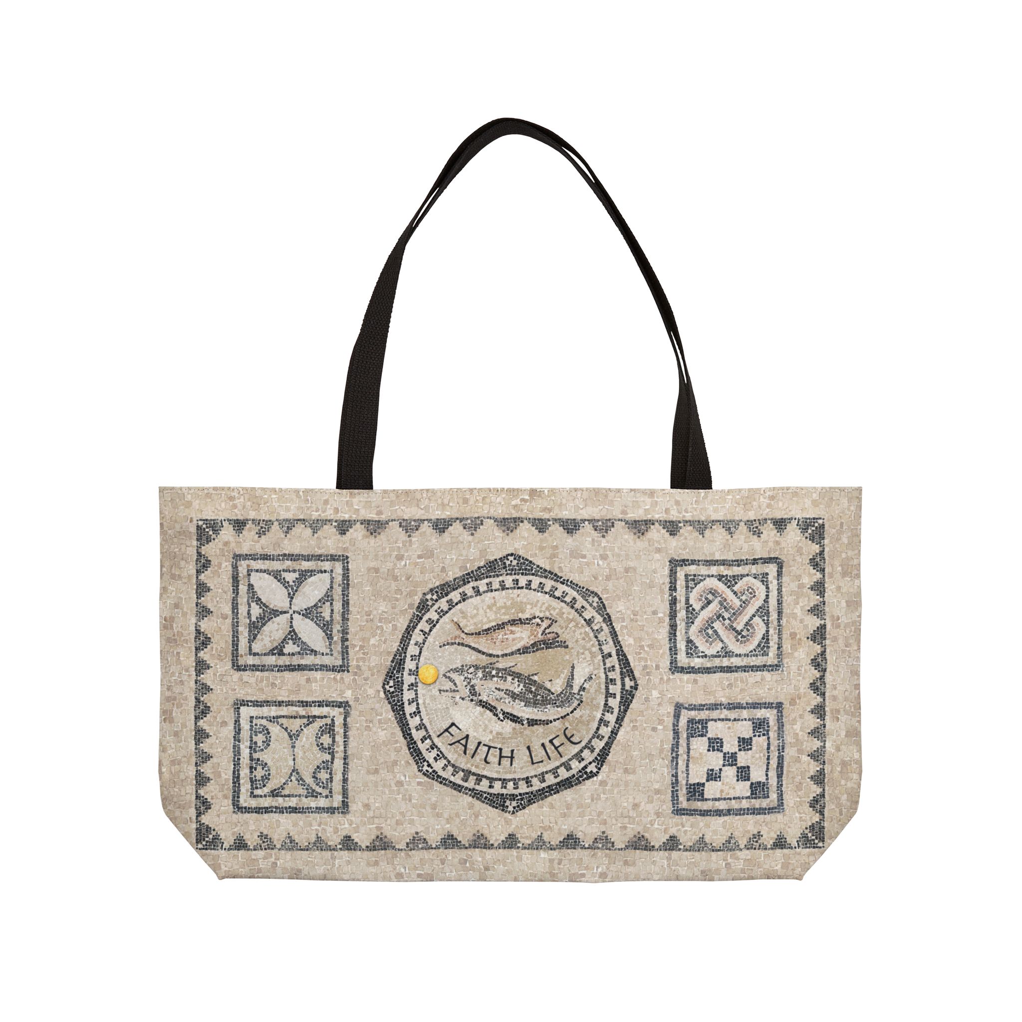 Christian Fish Mosaic - Vacation Weekender Tote Bag 2 Christian Fish Mosaic - Vacation Weekender Tote Bag - Image 2