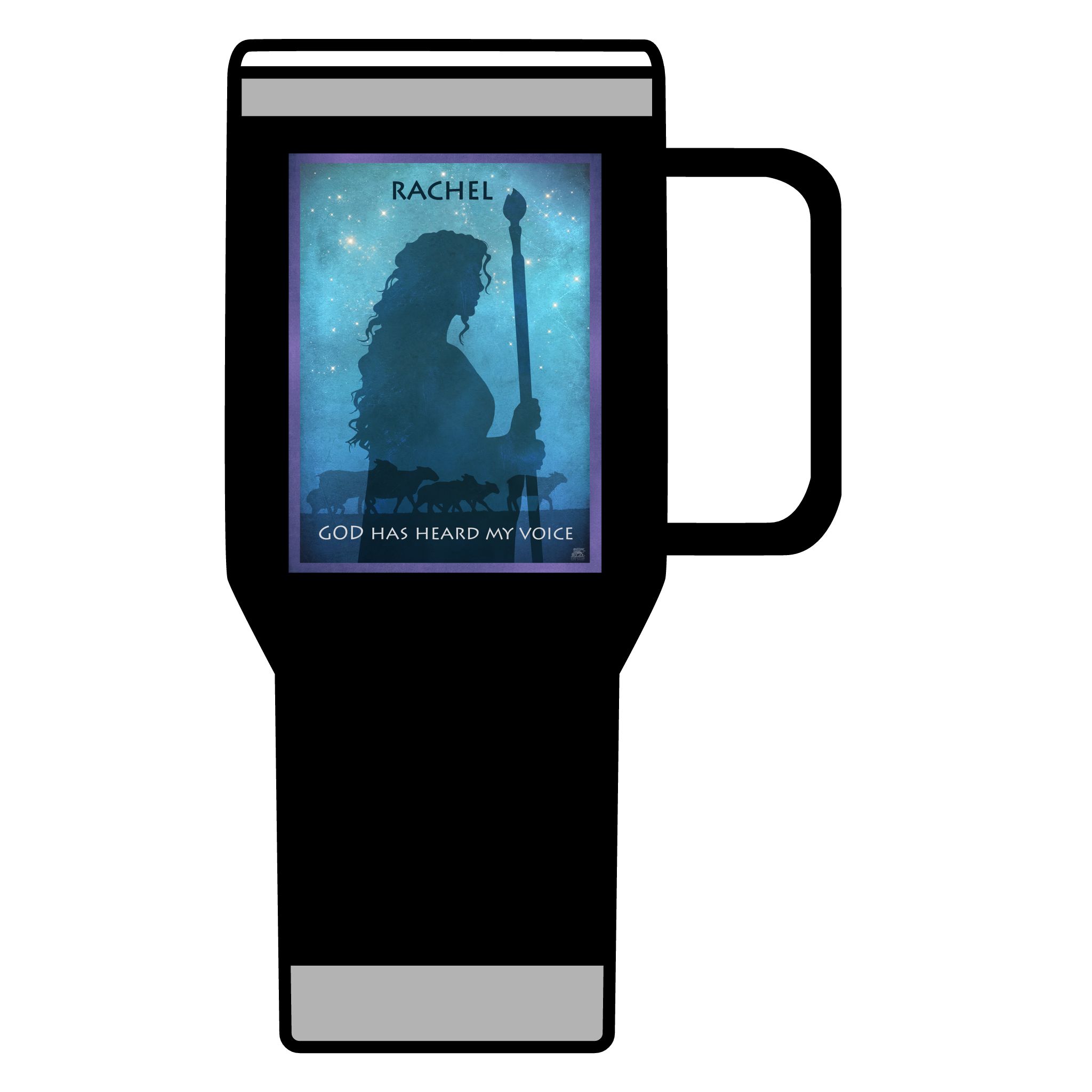 Rachel, Protector of the Flocks: Inspirational Insulated Tumbler 20oz 5 Rachel, Protector of the Flocks: Inspirational Insulated Tumbler 20oz - Image 5