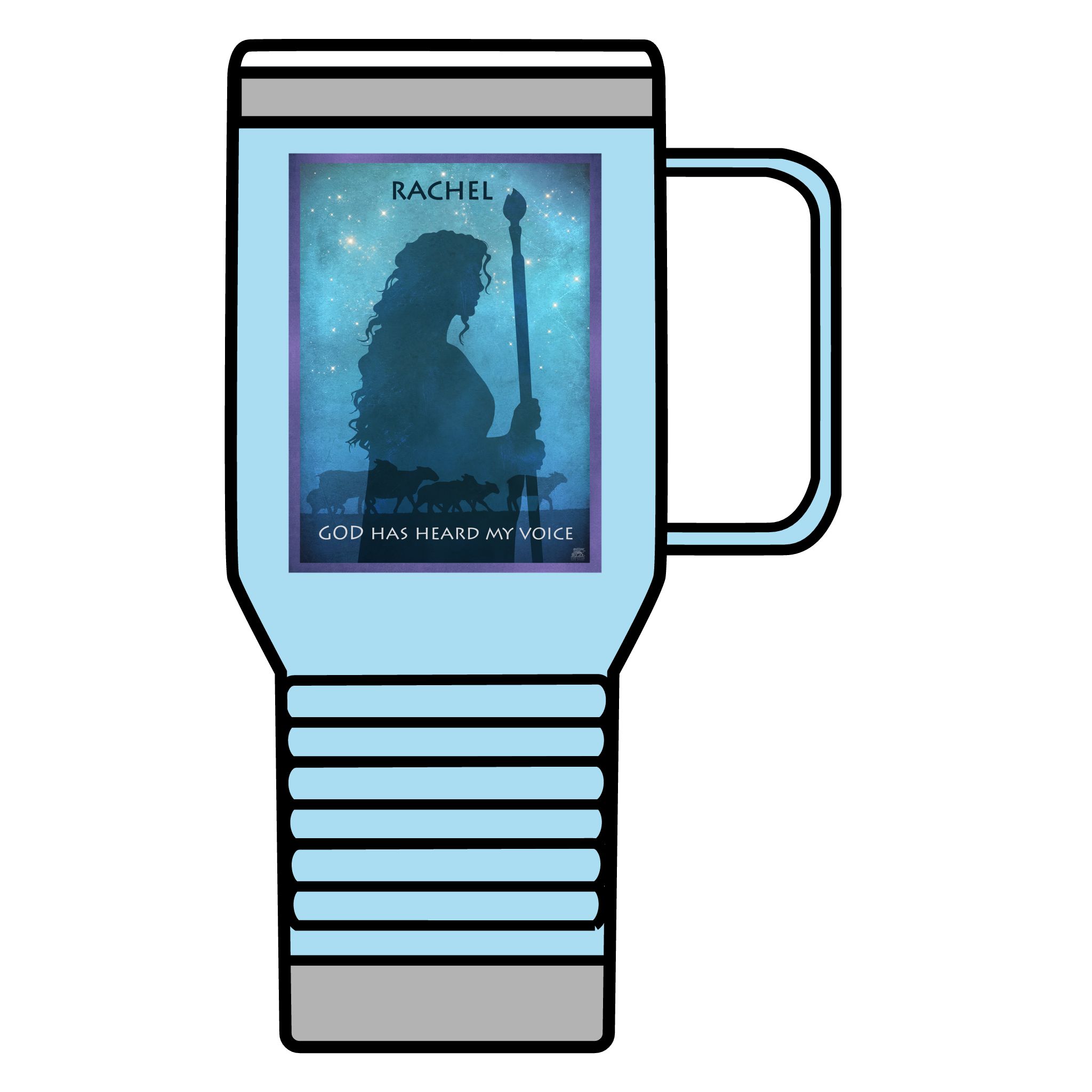 Rachel, Protector of the Flocks: Inspirational Insulated Tumbler 20oz 7 Rachel, Protector of the Flocks: Inspirational Insulated Tumbler 20oz - Image 7