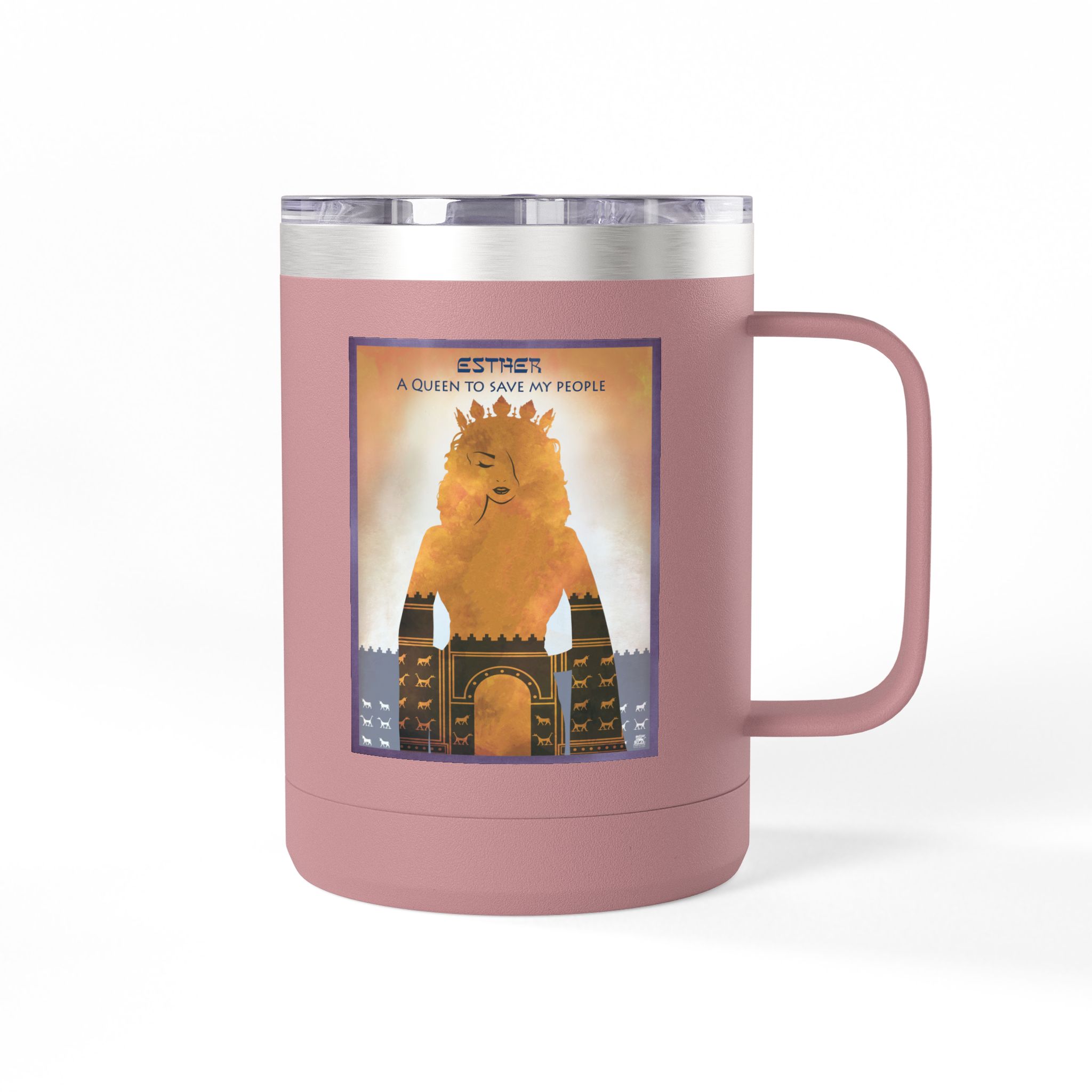 Esther, A Queen to Save My People Christian Travel Mug - Bible Coffee Mug 15oz 42 Esther, A Queen to Save My People Christian Travel Mug - Bible Coffee Mug 15oz - Image 42