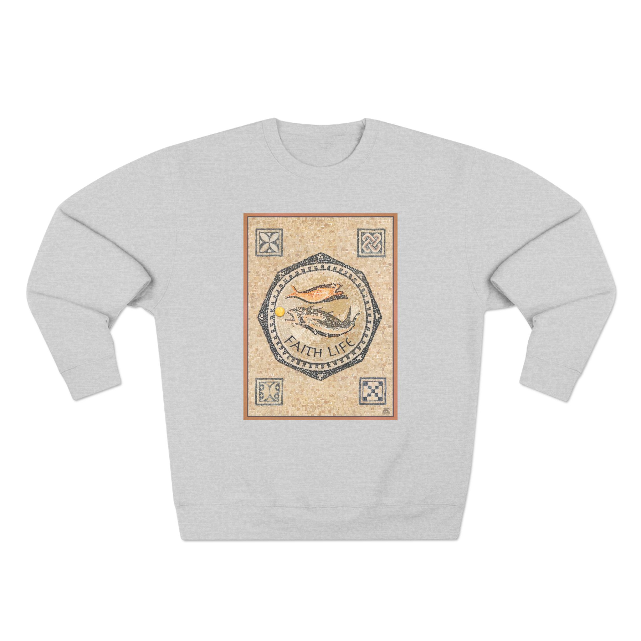 Faith Life, Christian Fish : Sweatshirt 1 Faith Life, Christian Fish : Sweatshirt