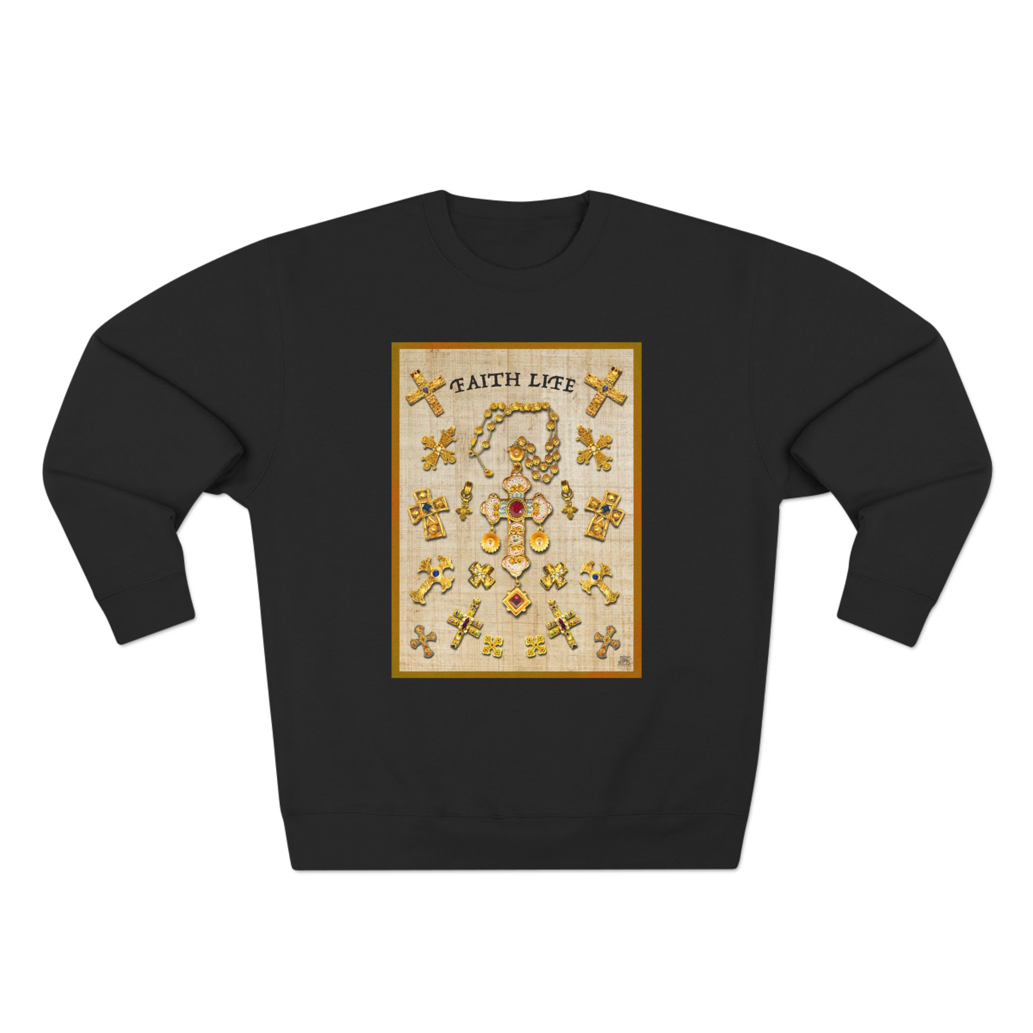 Golden Crosses : Sweatshirt 7 Golden Crosses : Sweatshirt - Image 7