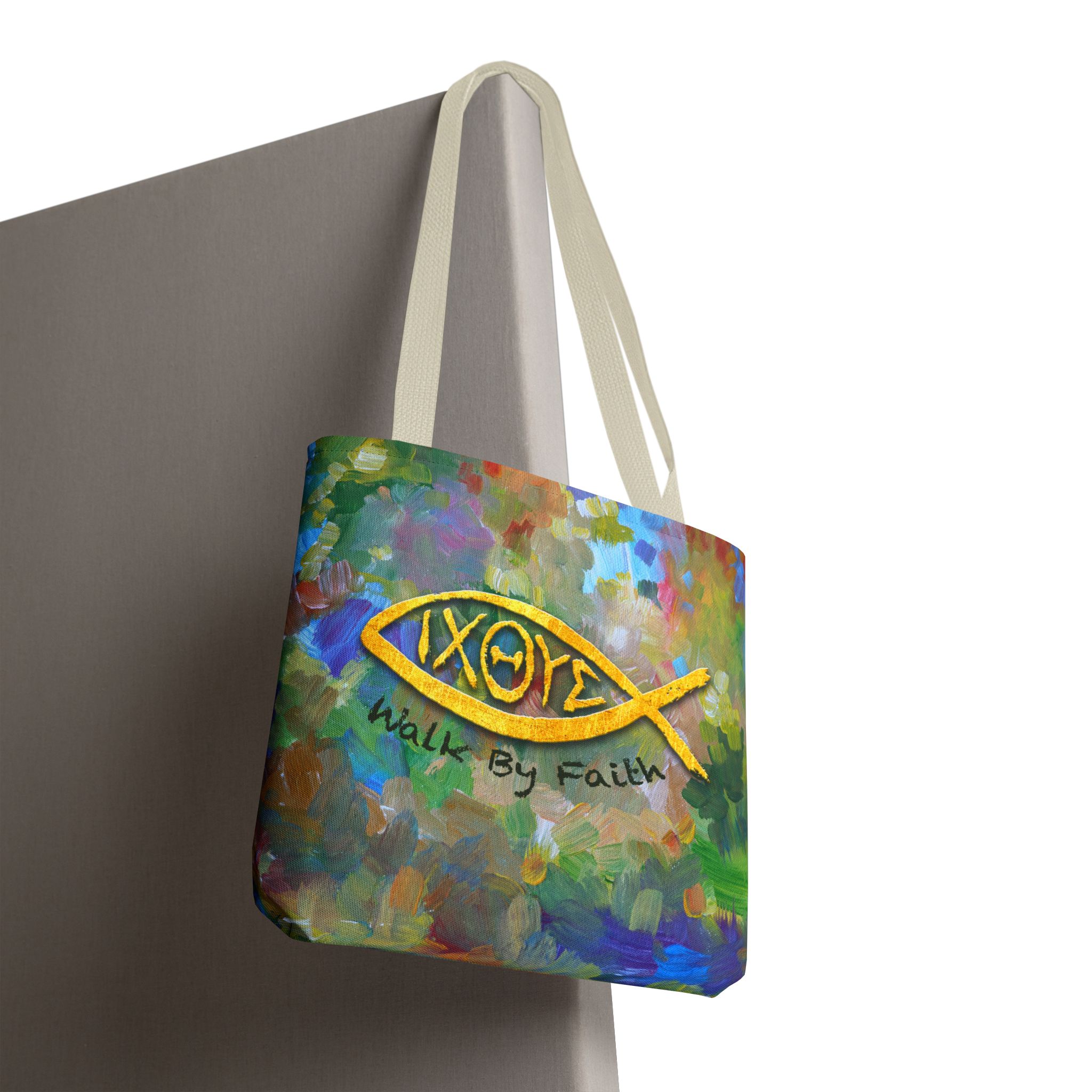 Walk by Faith Christian Tote Bag - Inspirational Faith Bag for Women 16 Walk by Faith Christian Tote Bag - Inspirational Faith Bag for Women - Image 16