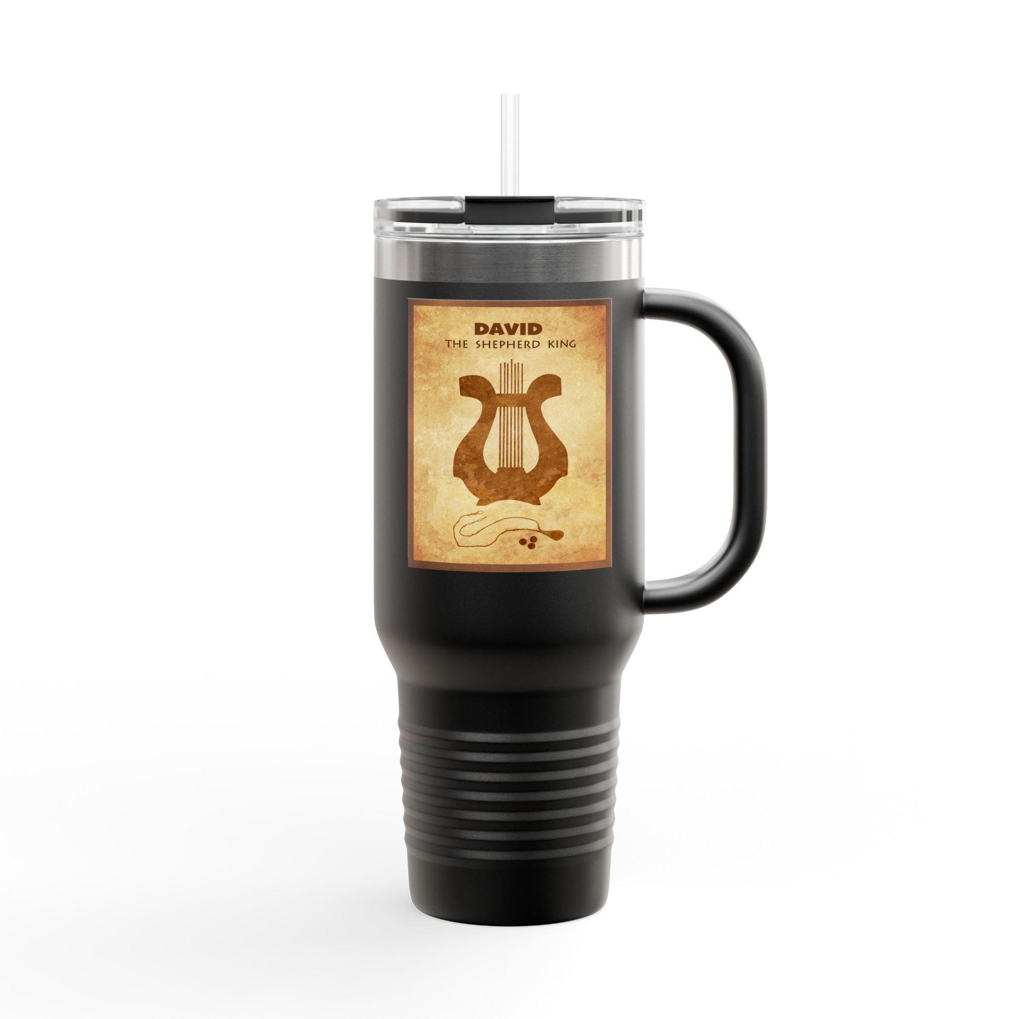 David, The Shepherd King Christian Tumbler 40oz - Insulated Bible Tumbler 5 David, The Shepherd King Christian Tumbler 40oz - Insulated Bible Tumbler - Image 5