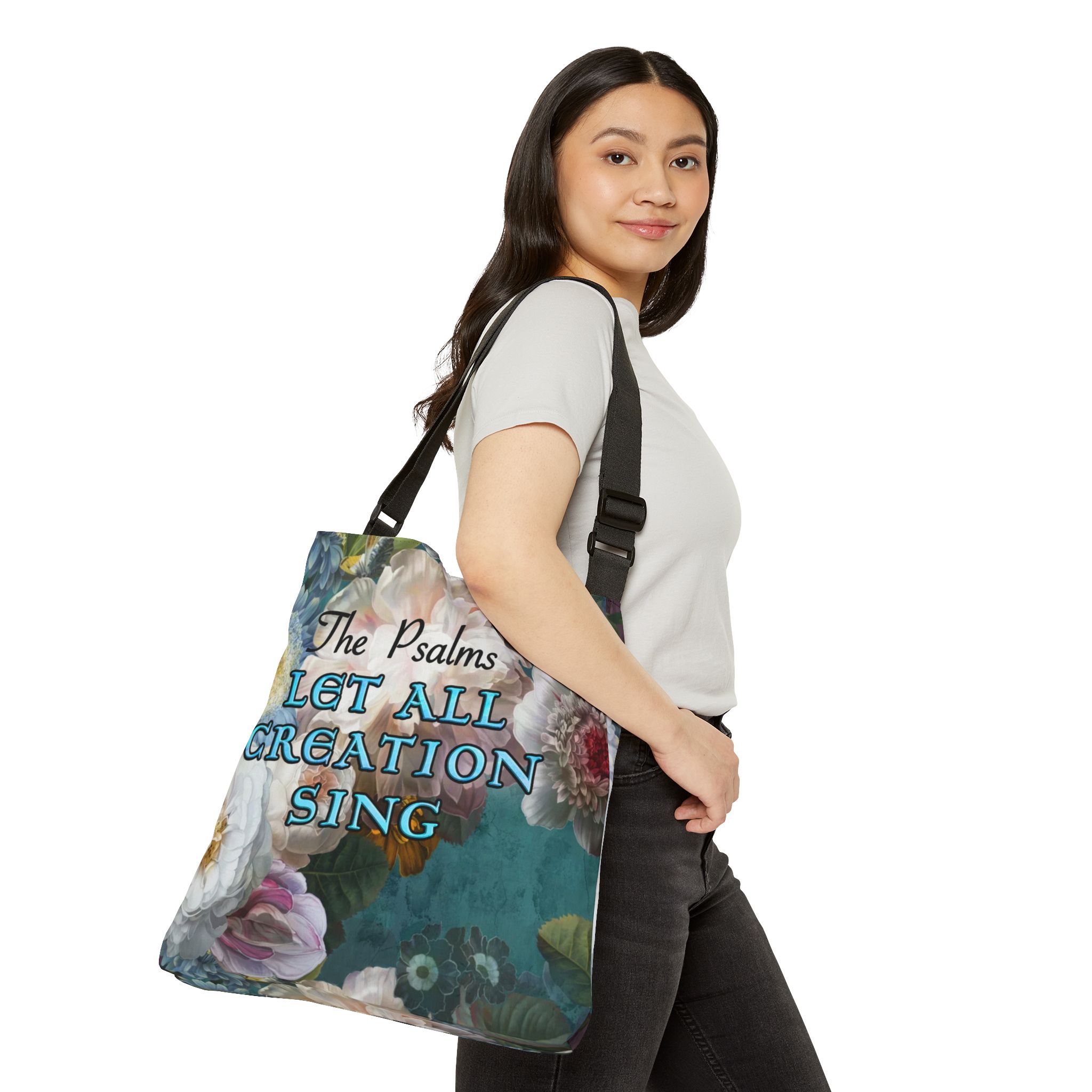 Psalms, Let All Creation Sing - Adjustable Tote Bag 4 Psalms, Let All Creation Sing - Adjustable Tote Bag - Image 4