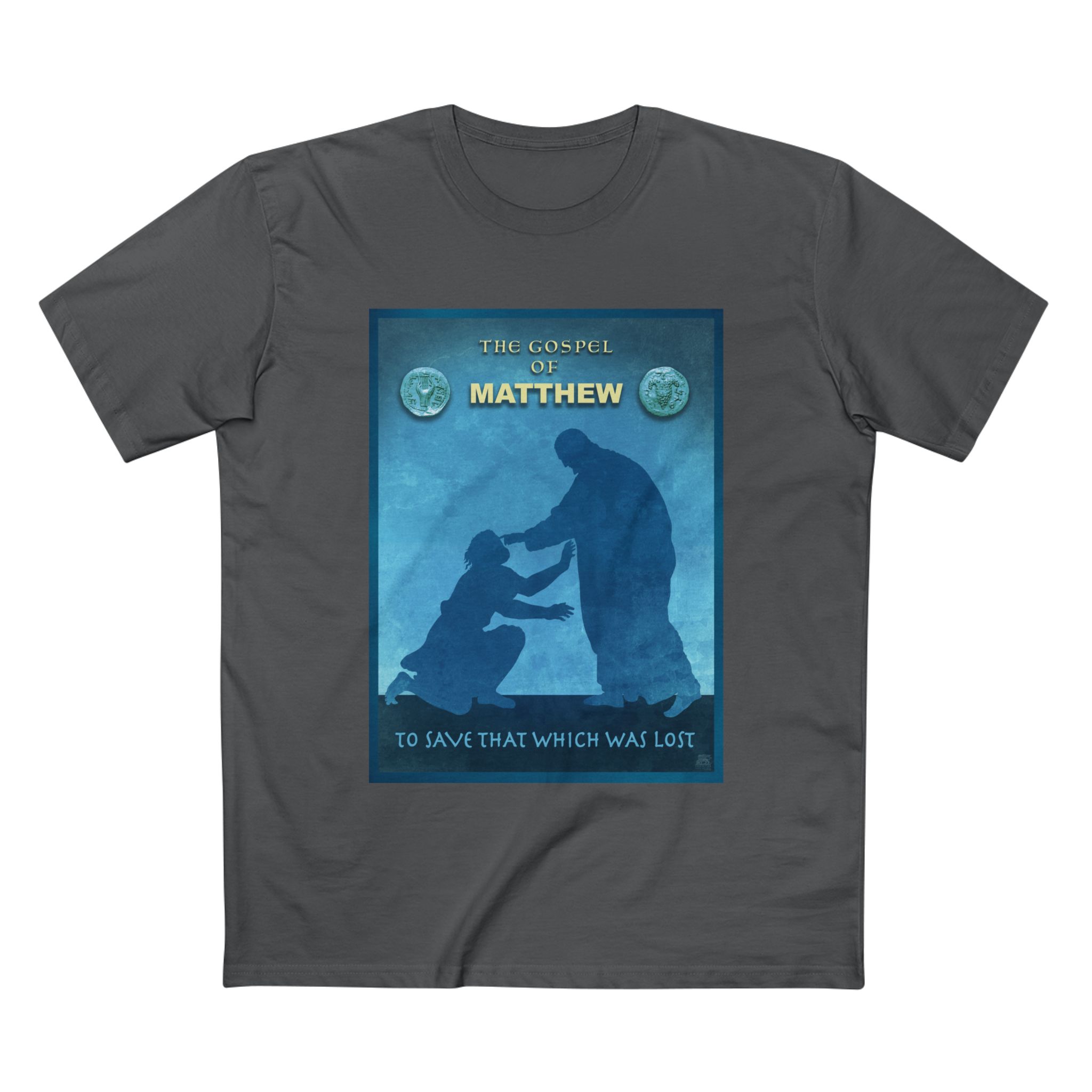 The Gospel of Matthew Christian T-Shirt Halo House The Gospel of Matthew Christian T-Shirt - Image 7