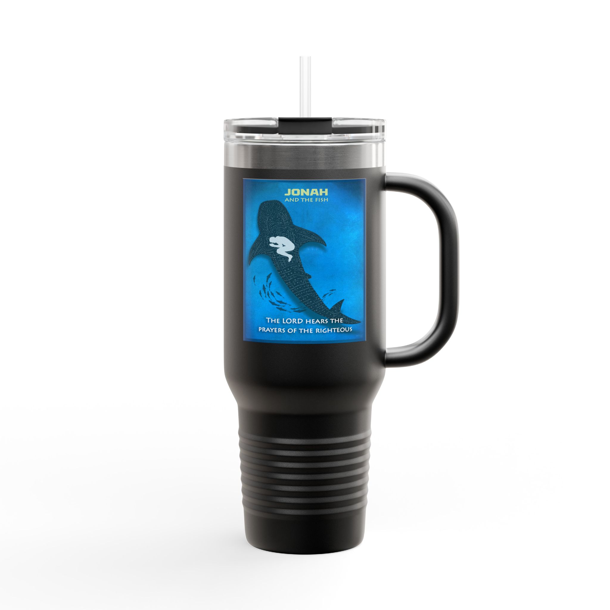Jonah and the Fish Christian Tumbler 40oz - Bible History Insulated Tumbler 5 Jonah and the Fish Christian Tumbler 40oz - Bible History Insulated Tumbler - Image 5