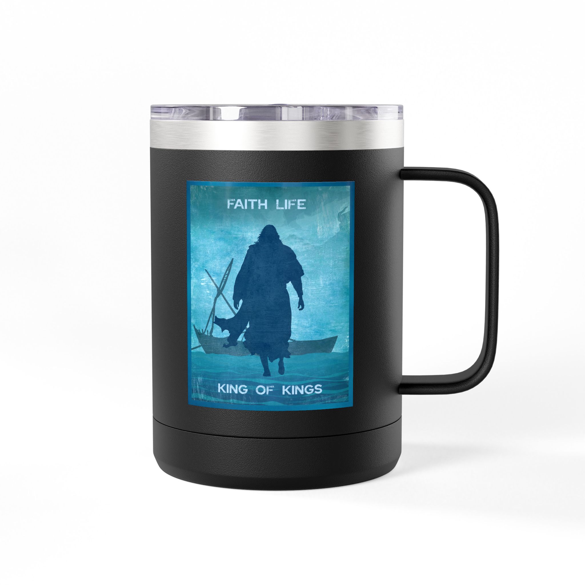 Jesus, Walk on Water Christian Travel Mug - Bible Coffee Mug 15oz 6 Jesus, Walk on Water Christian Travel Mug - Bible Coffee Mug 15oz - Image 6