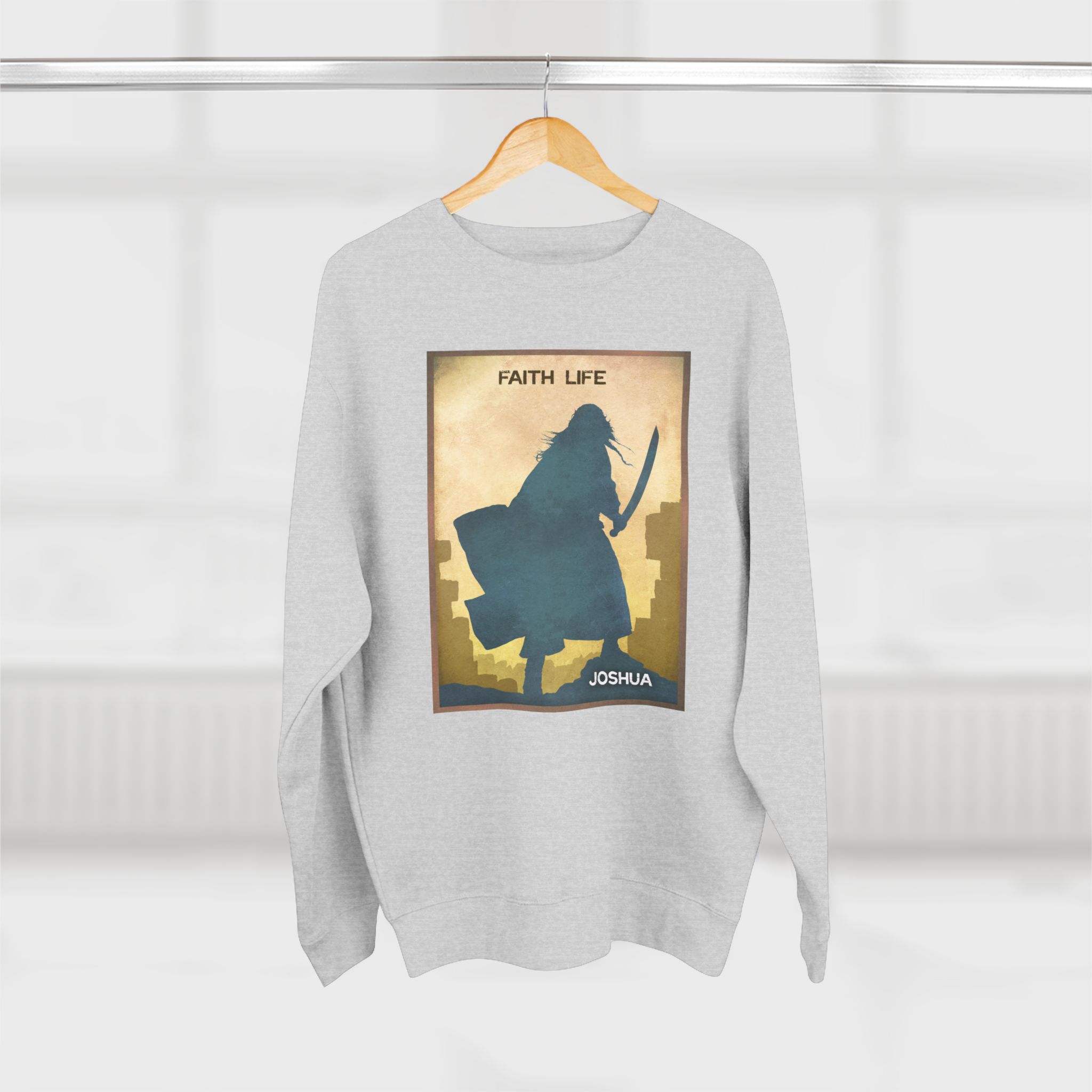Joshua, Faith Life: Sweatshirt Halo House Joshua, Faith Life: Sweatshirt - Image 2