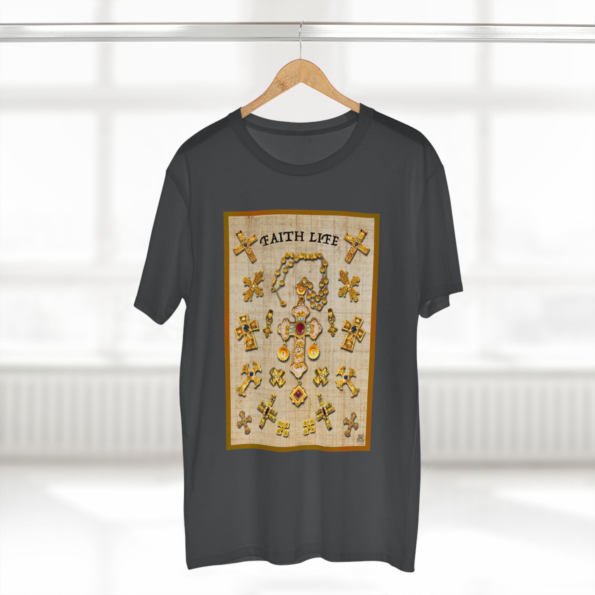Golden Crosses Faith-Based Christian T-Shirt 12 Golden Crosses Faith-Based Christian T-Shirt - Image 12