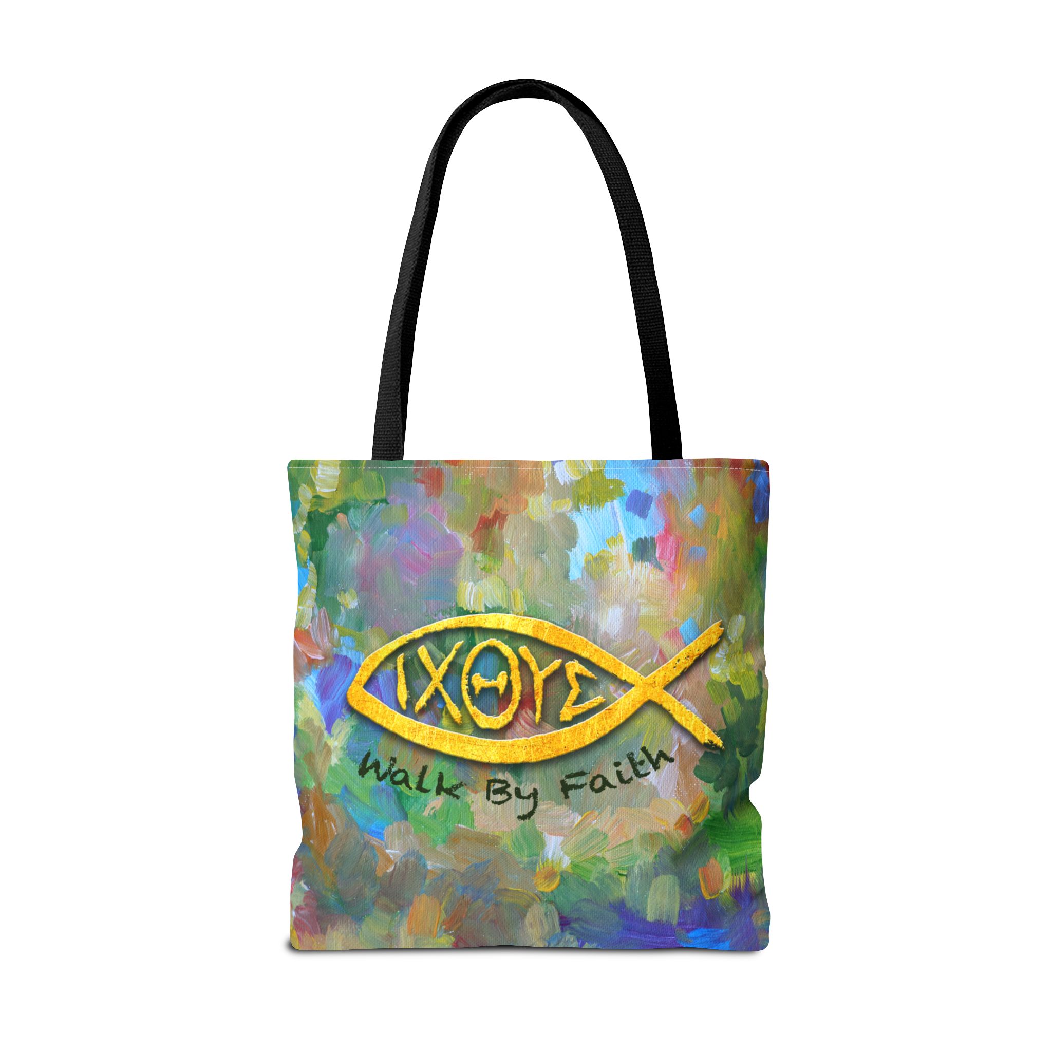 Walk by Faith Christian Tote Bag - Inspirational Faith Bag for Women 2 Walk by Faith Christian Tote Bag - Inspirational Faith Bag for Women - Image 2