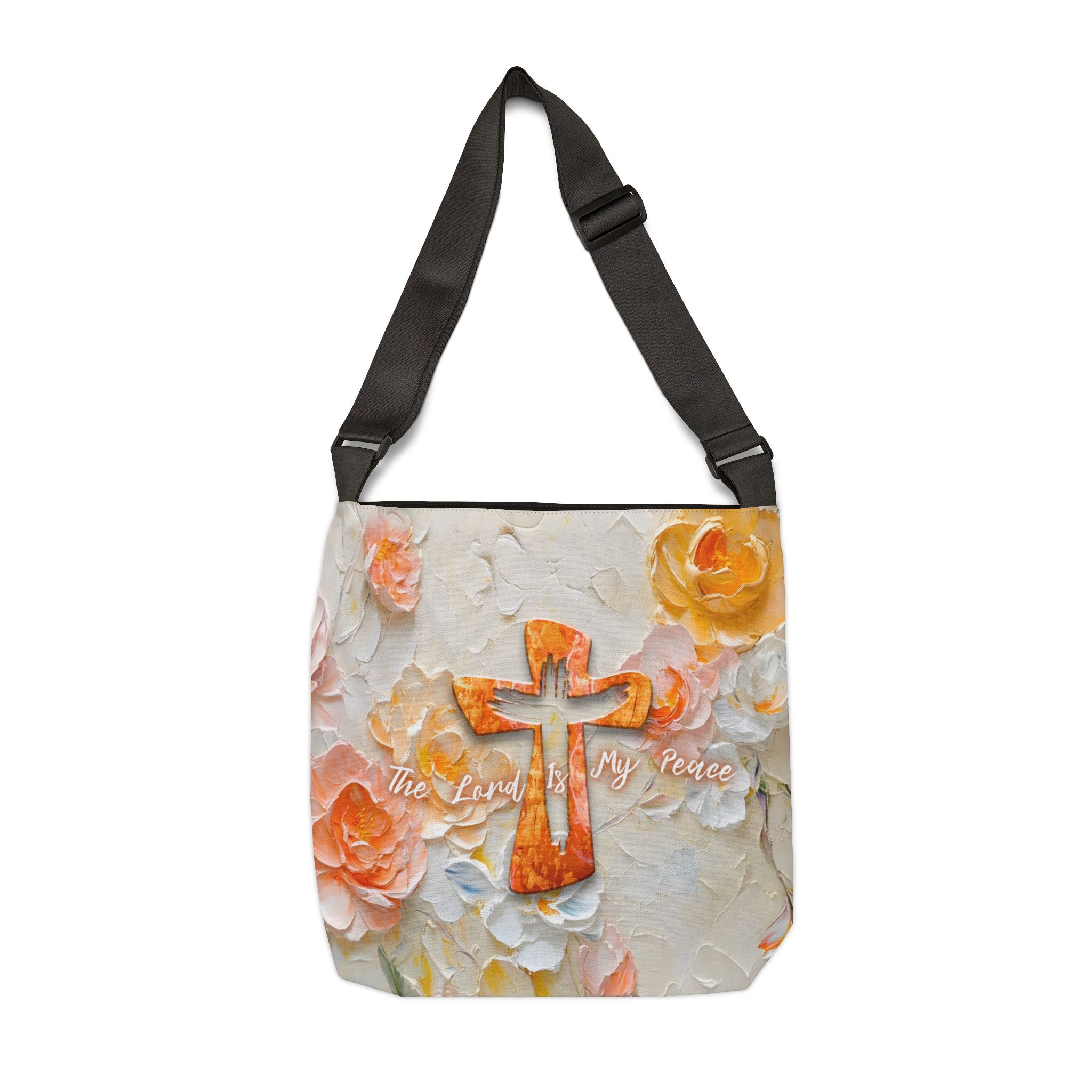 The Lord is My Peace - Adjustable Tote Bag 2 The Lord is My Peace - Adjustable Tote Bag - Image 2