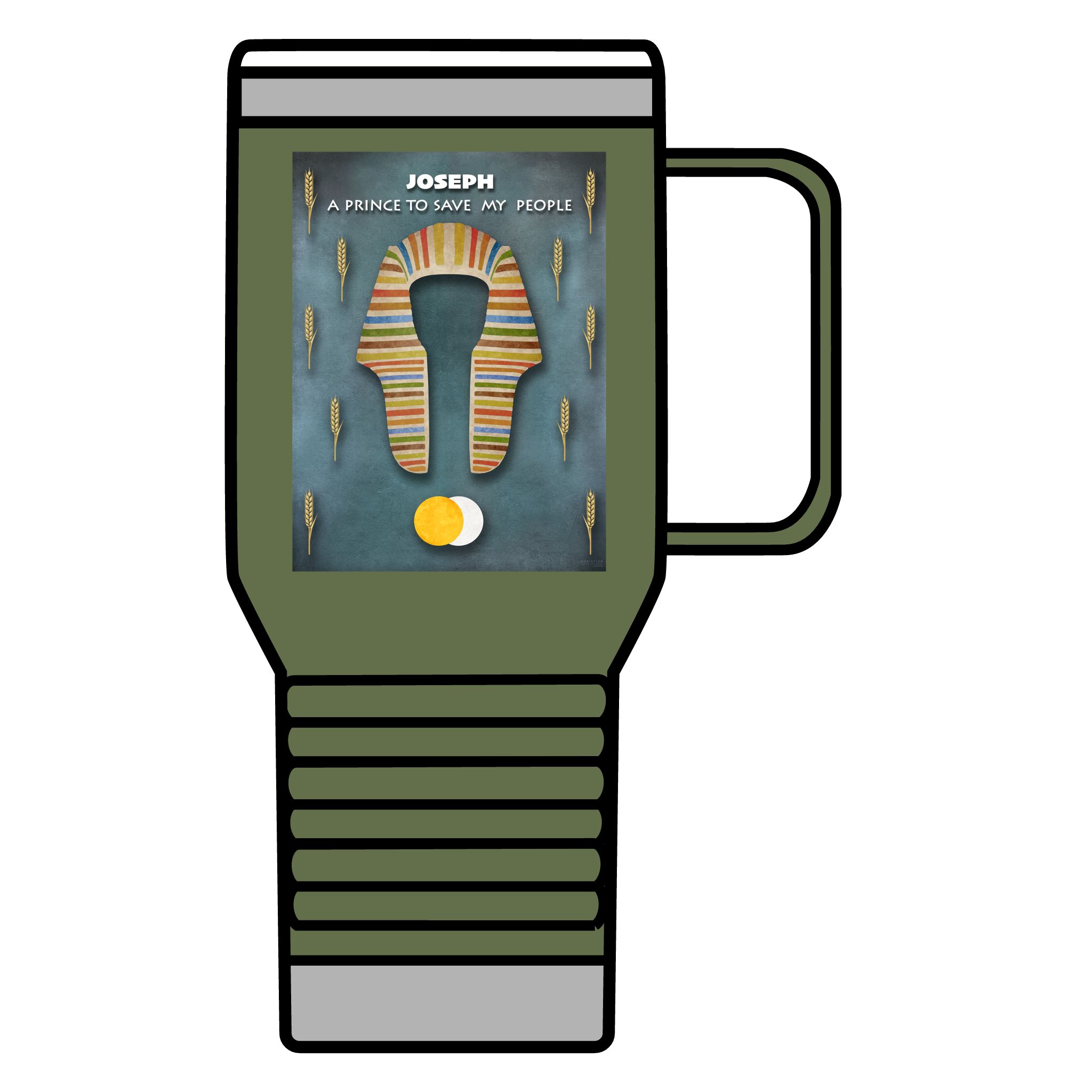 Joseph, A Prince to Save My People: Inspirational Insulated Tumbler 20oz 5 Joseph, A Prince to Save My People: Inspirational Insulated Tumbler 20oz - Image 5