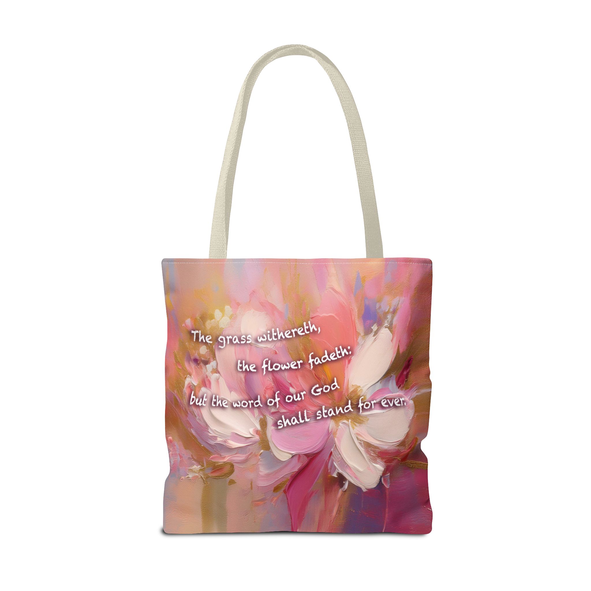 The Word of Our God Shall Stand Forever Christian Tote Bag - Isaiah 40:8 Inspirational Tote 14 The Word of Our God Shall Stand Forever Christian Tote Bag - Isaiah 40:8 Inspirational Tote - Image 14