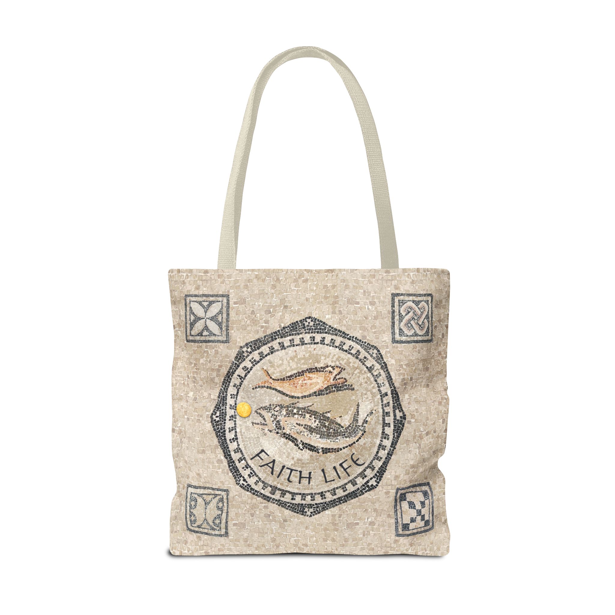 Christian Fish Mosaic Tote Bag - Inspirational Faith Gift Tote for Women 10 Christian Fish Mosaic Tote Bag - Inspirational Faith Gift Tote for Women - Image 10
