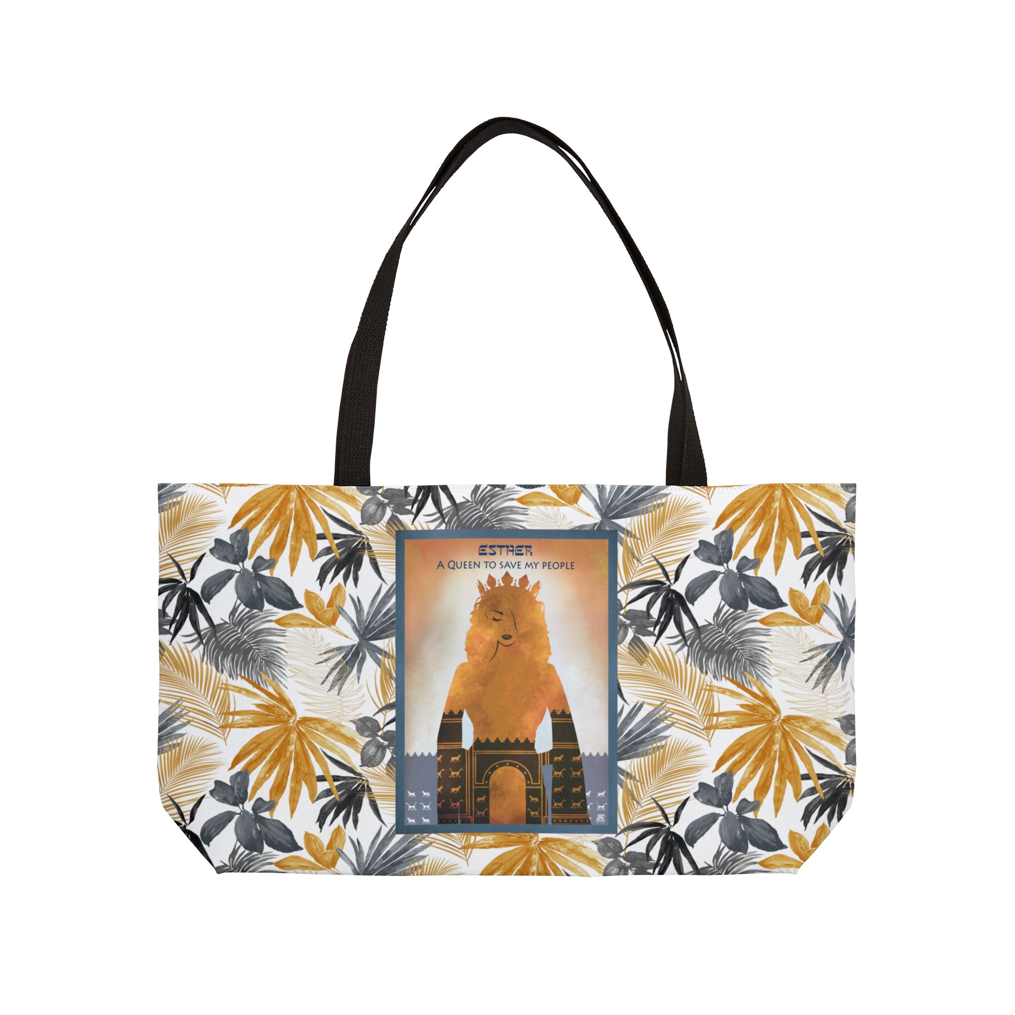 Esther, A Queen to Save My People - Vacation Weekender Tote Bag Halo House Esther, A Queen to Save My People - Vacation Weekender Tote Bag - Image 2