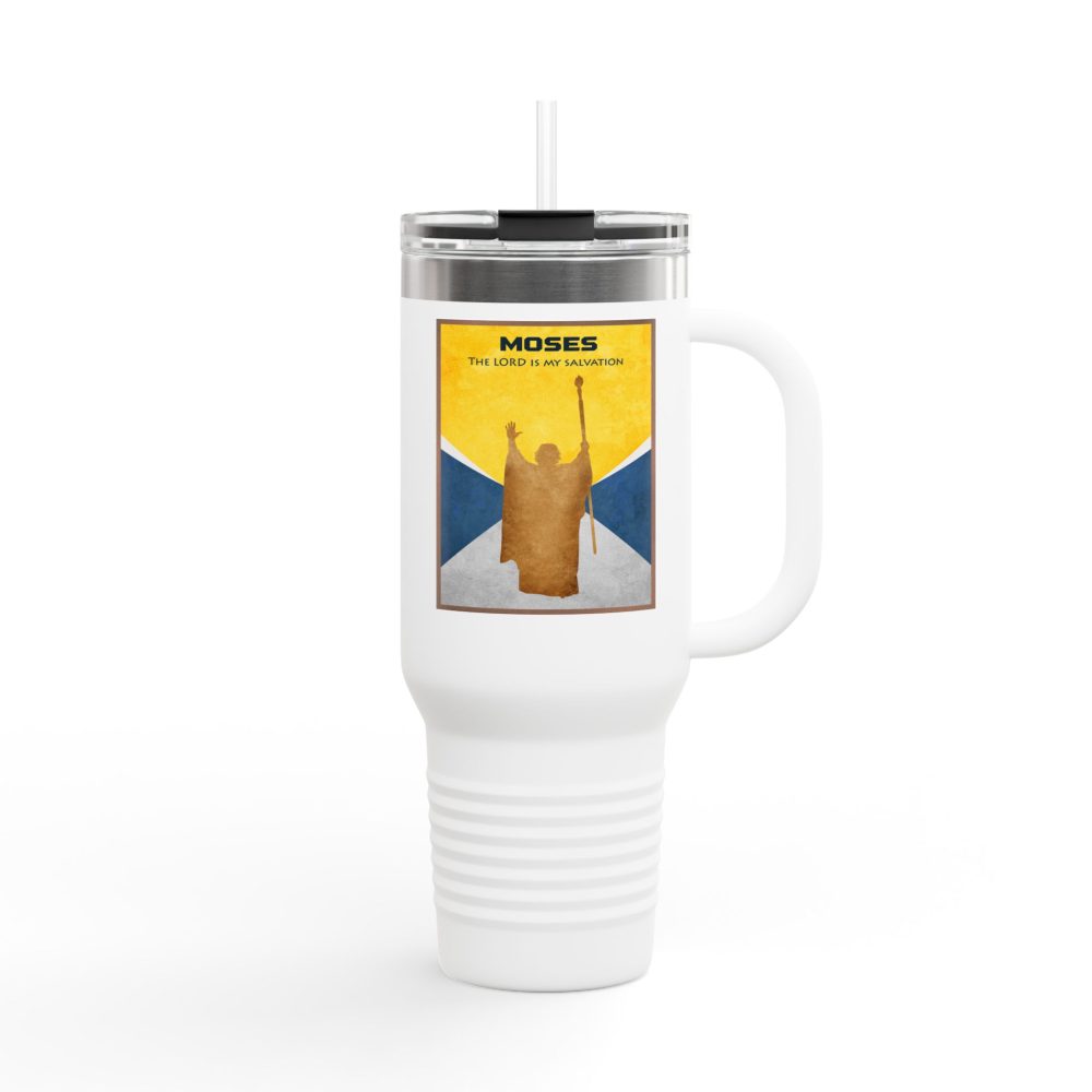 Moses, Red Sea Crossing Christian Tumbler 40oz - Insulated Bible Tumbler
