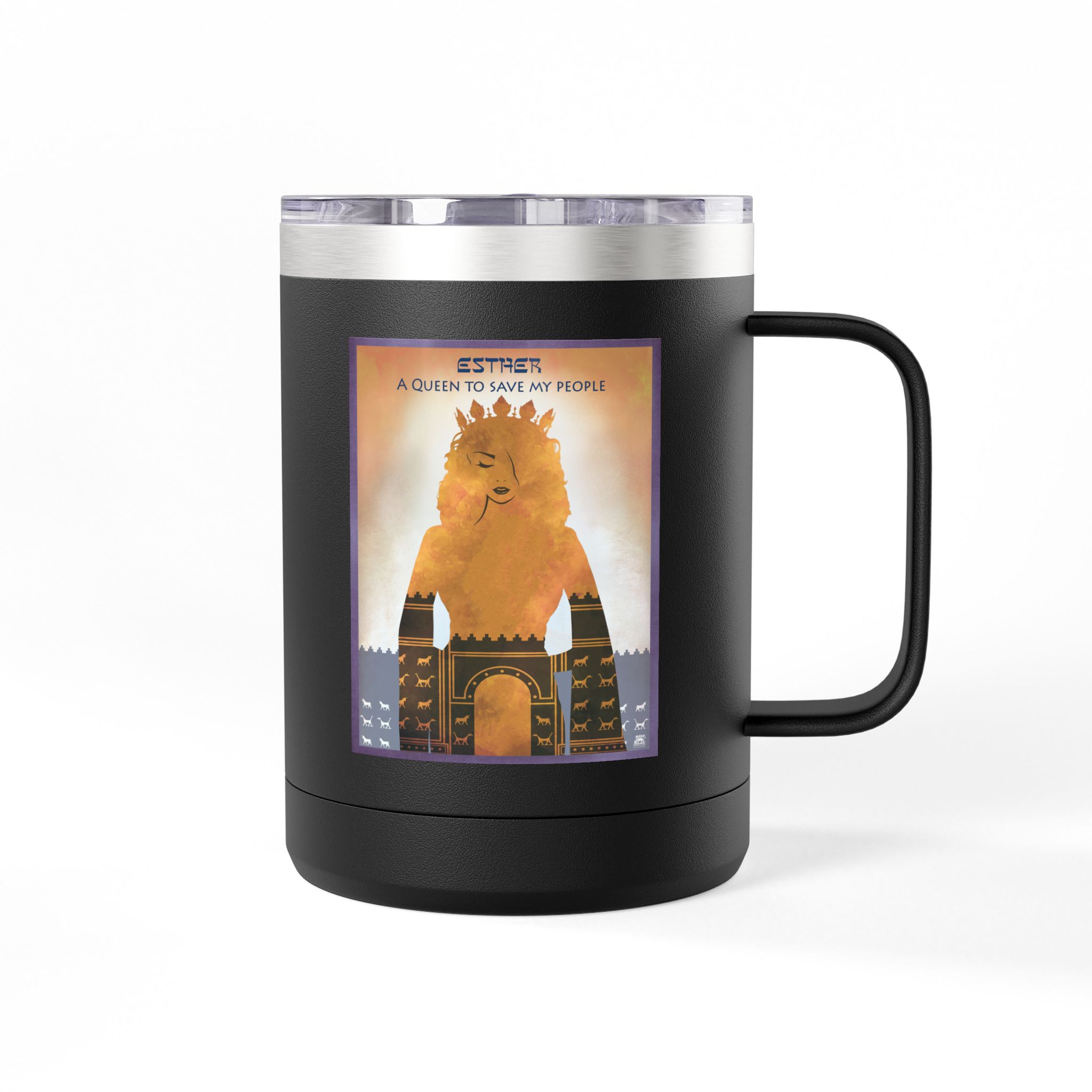 Esther, A Queen to Save My People Christian Travel Mug - Bible Coffee Mug 15oz 14 Esther, A Queen to Save My People Christian Travel Mug - Bible Coffee Mug 15oz - Image 14
