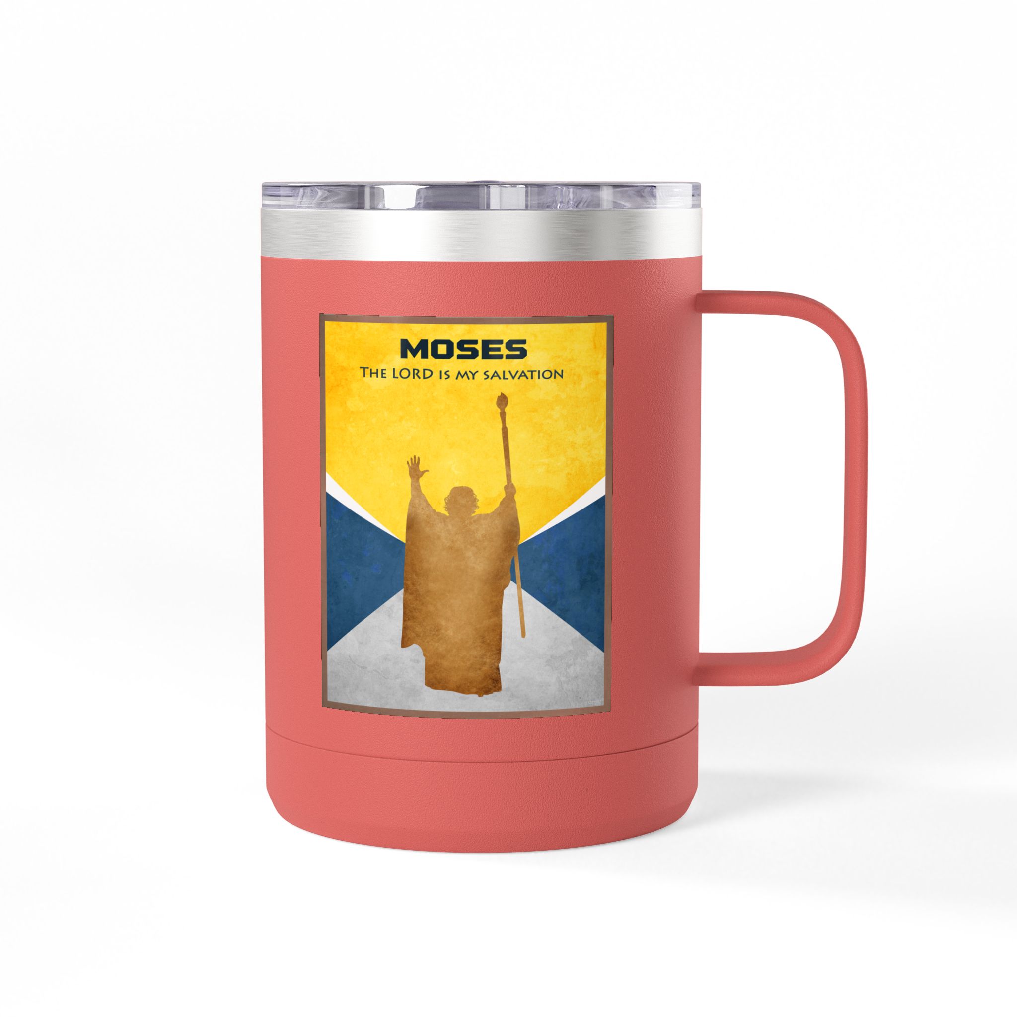 Moses, Red Sea Crossing Christian Travel Mug - Bible Coffee Mug 15oz 6 Moses, Red Sea Crossing Christian Travel Mug - Bible Coffee Mug 15oz - Image 6