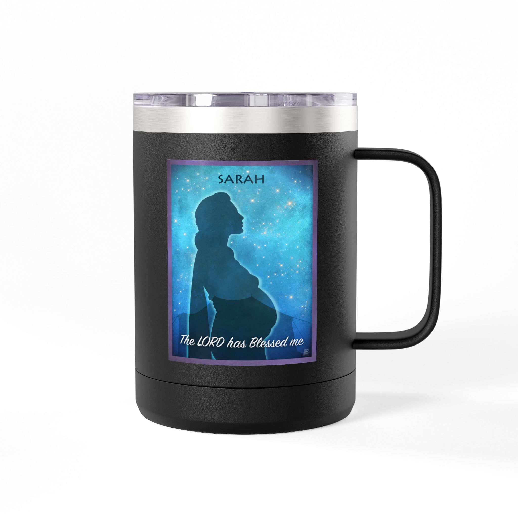 Sarah, The Promise of God Christian Travel Mug - Bible Coffee Mug 15oz 10 Sarah, The Promise of God Christian Travel Mug - Bible Coffee Mug 15oz - Image 10