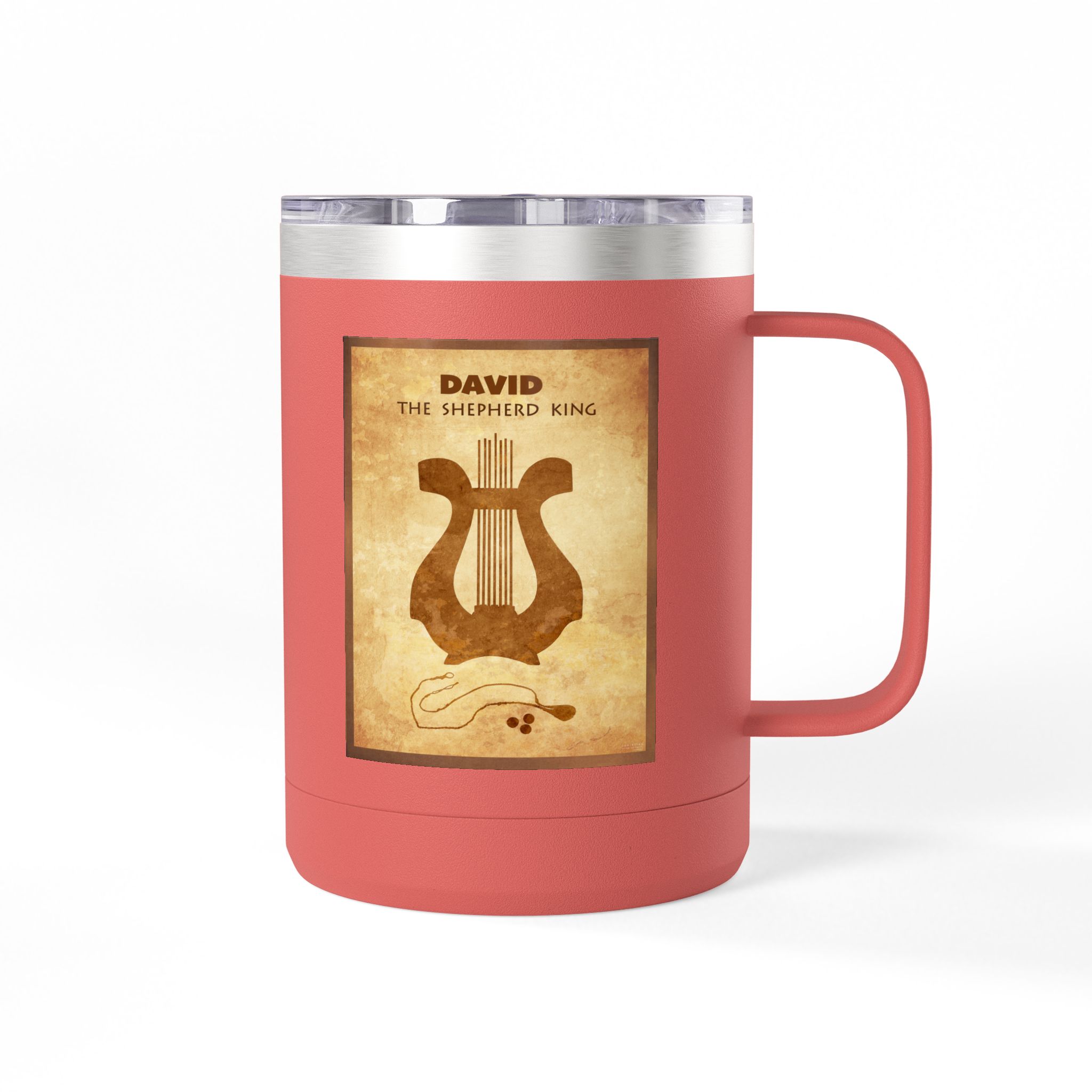 David, the Shepherd King Christian Travel Mug - Bible Coffee Mug 15oz 6 David, the Shepherd King Christian Travel Mug - Bible Coffee Mug 15oz - Image 6