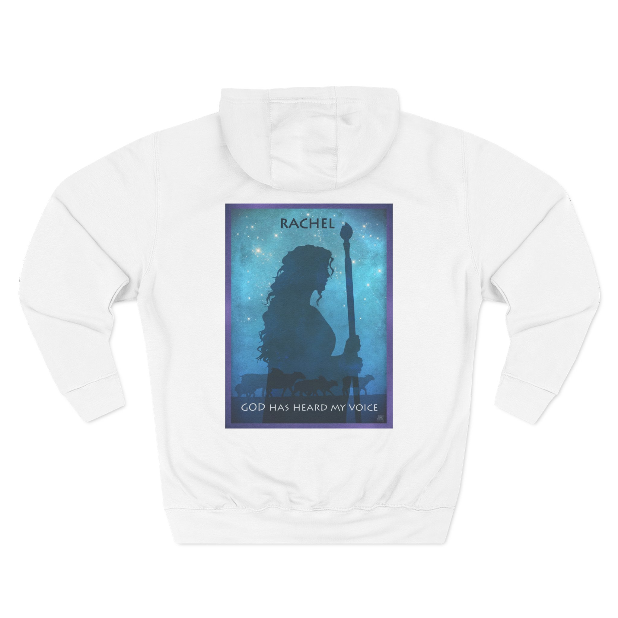 Christian Rachel Protector of the Flocks Hoodie - Faith Based Hoodie Halo House Halo House Christian Rachel Protector of the Flocks Hoodie featuring inspirational biblical faith design