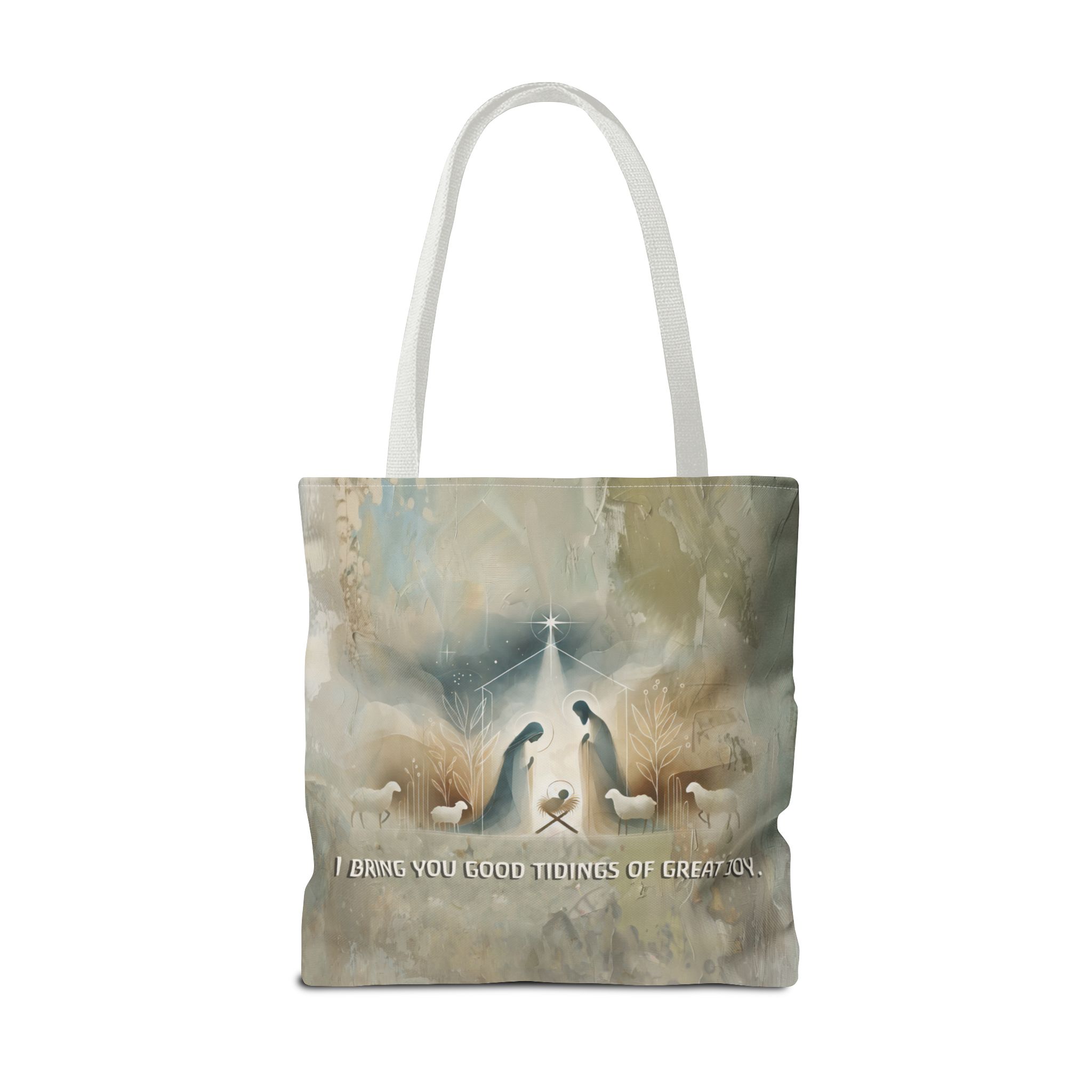 I Bring You Good Tidings of Great Joy Christian Tote Bag - Inspirational Faith Tote Bag 6 I Bring You Good Tidings of Great Joy Christian Tote Bag - Inspirational Faith Tote Bag - Image 6