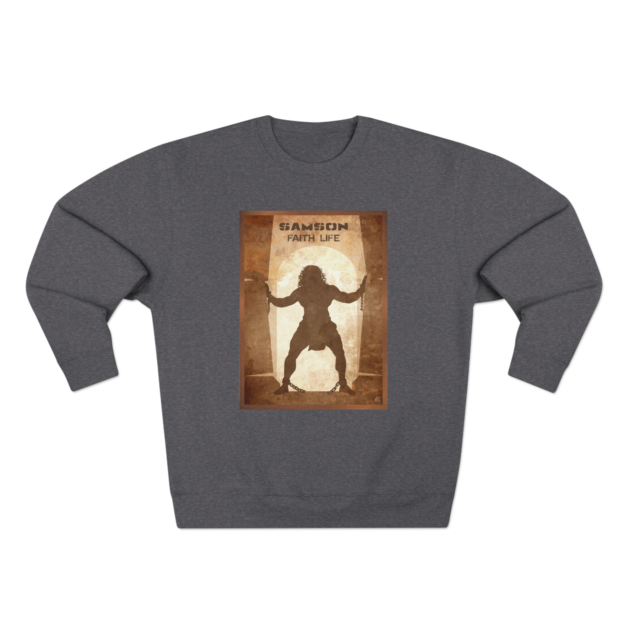 Samson, Faith Life : Sweatshirt Halo House Samson, Faith Life : Sweatshirt - Image 4