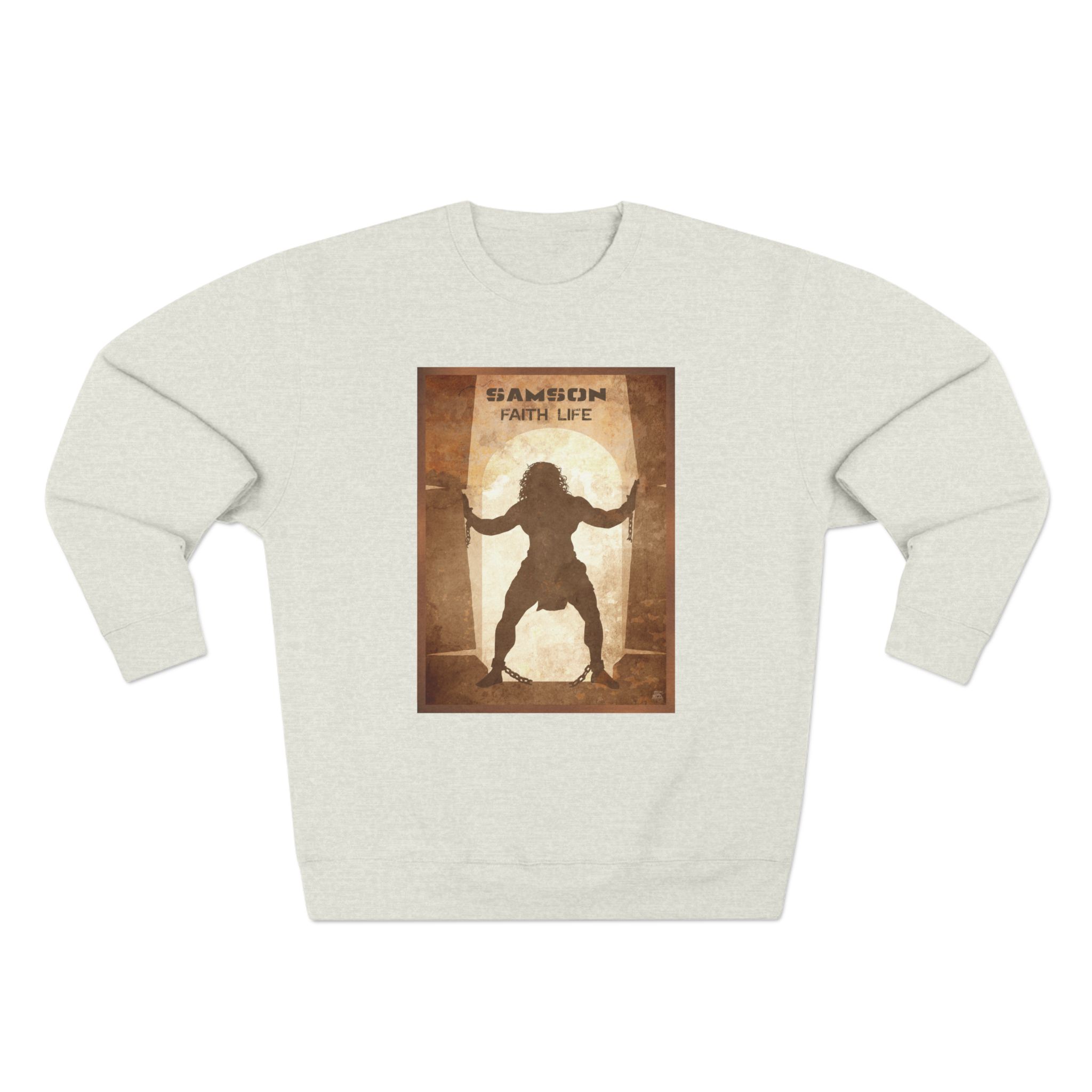 Samson, Faith Life : Sweatshirt Halo House Samson, Faith Life : Sweatshirt - Image 10