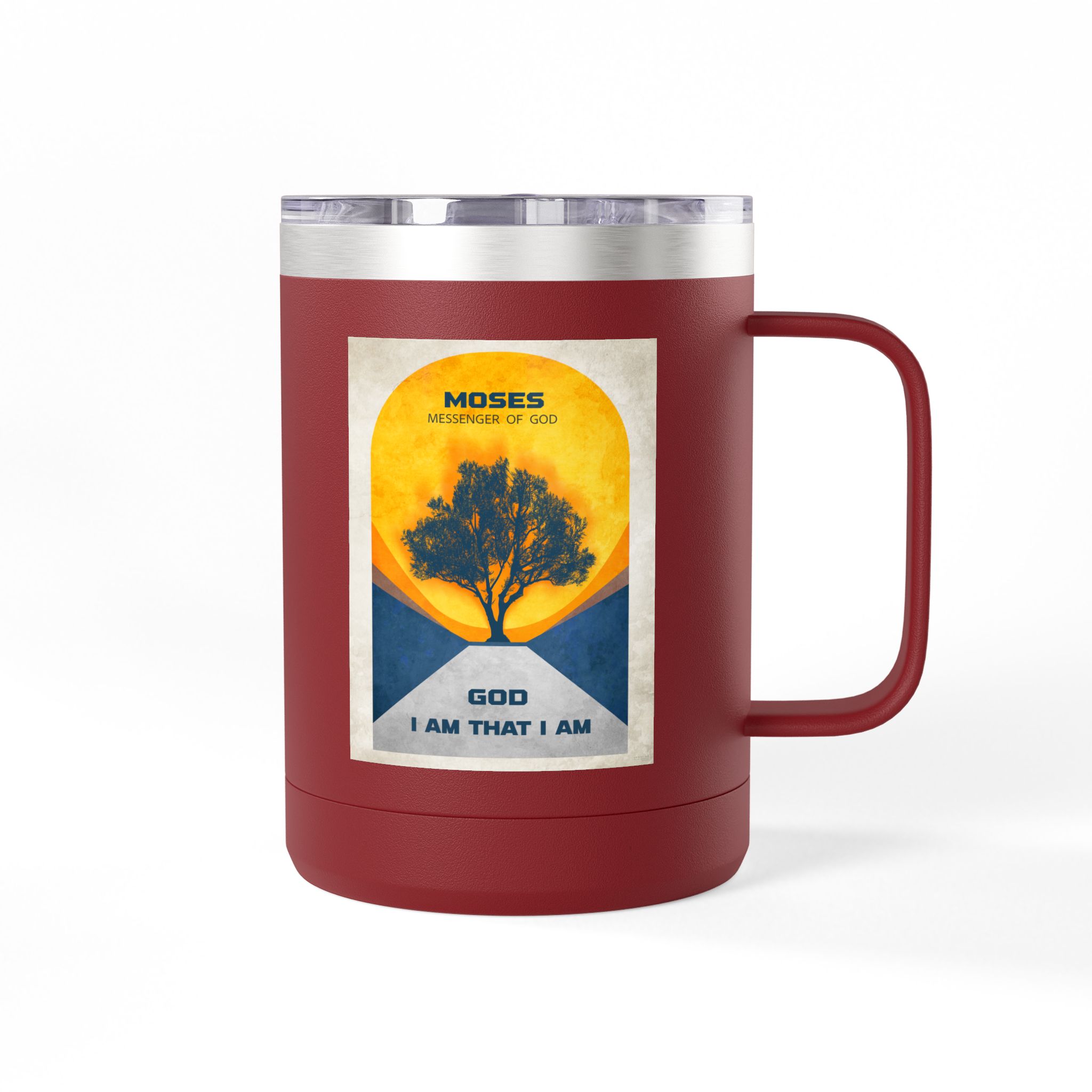 Moses, and the Burning Bush Christian Travel Mug - Bible Coffee Mug 15oz 10 Moses, and the Burning Bush Christian Travel Mug - Bible Coffee Mug 15oz - Image 10